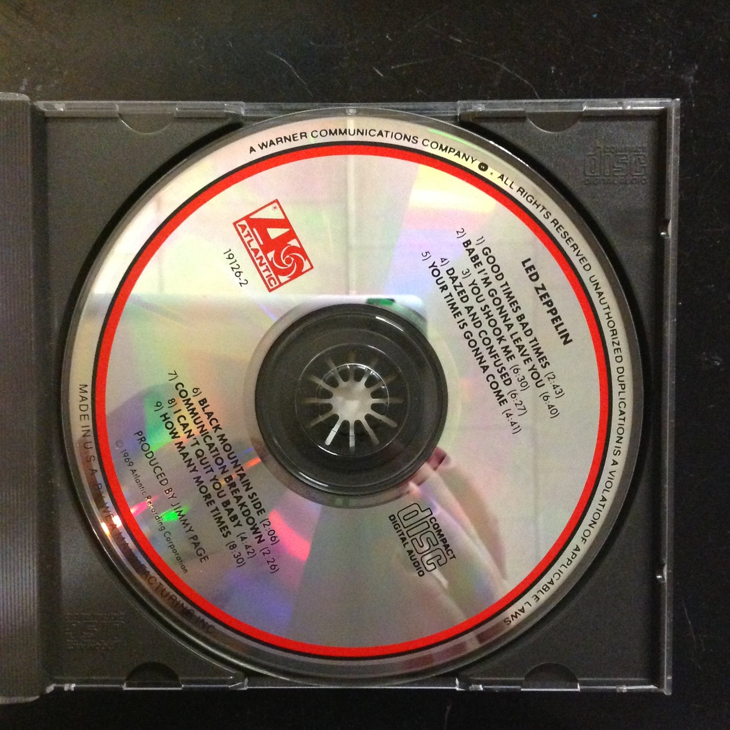 Led Zeppelin - Self Titled *Single #10