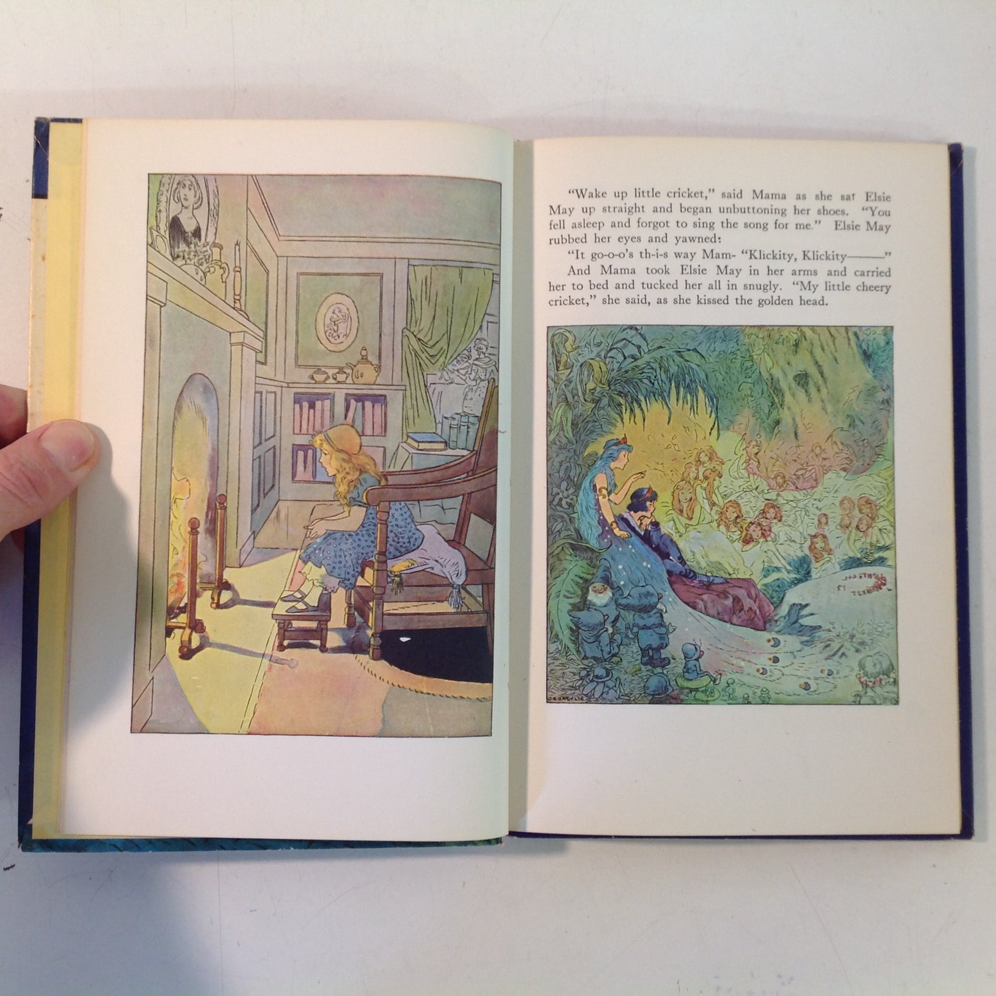Vintage 1960 Bobbs-Merrill Hardcover Book Raggedy Ann and Raggedy Andy's Very Own Fairy Stories by Johnny Gruelle