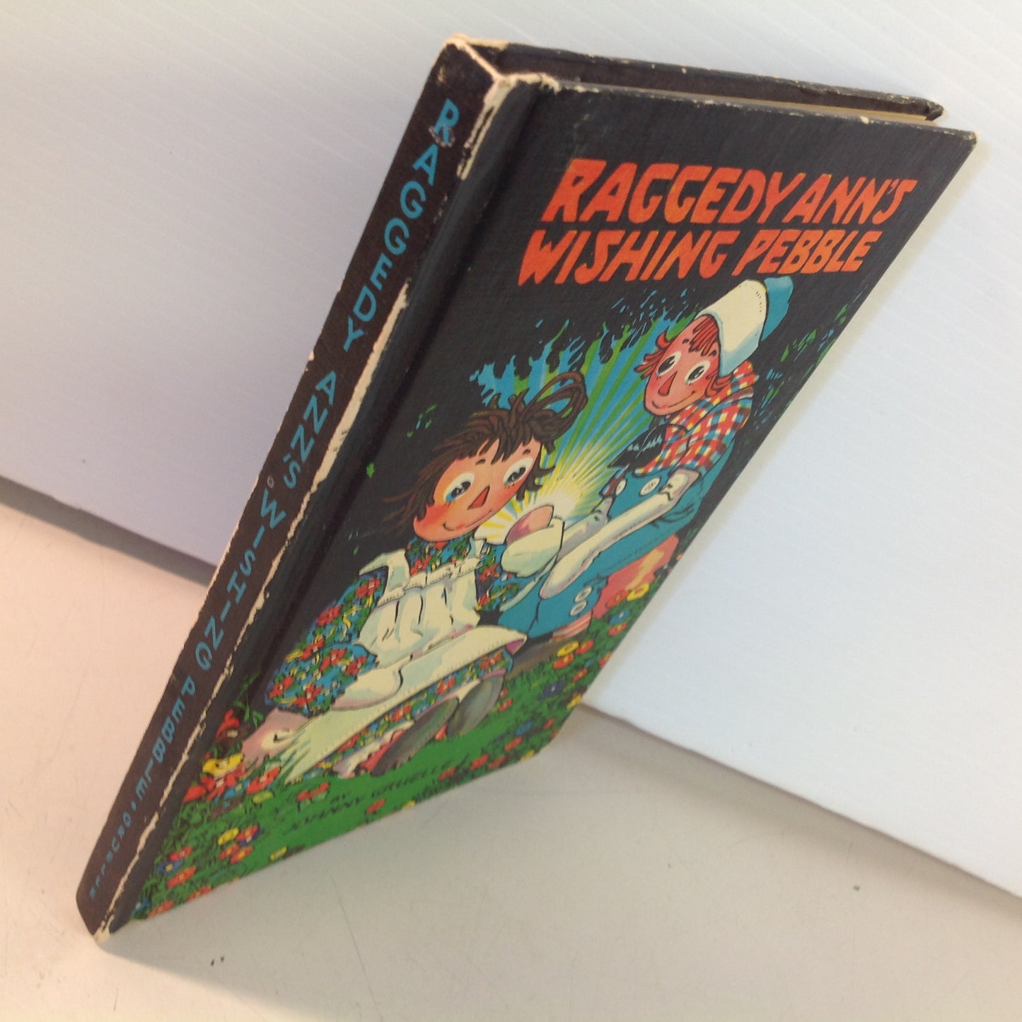 Vintage 1961 Bobbs-Merrill Hardcover Book Raggedy Ann's Wishing Pebble by Johnny Gruelle