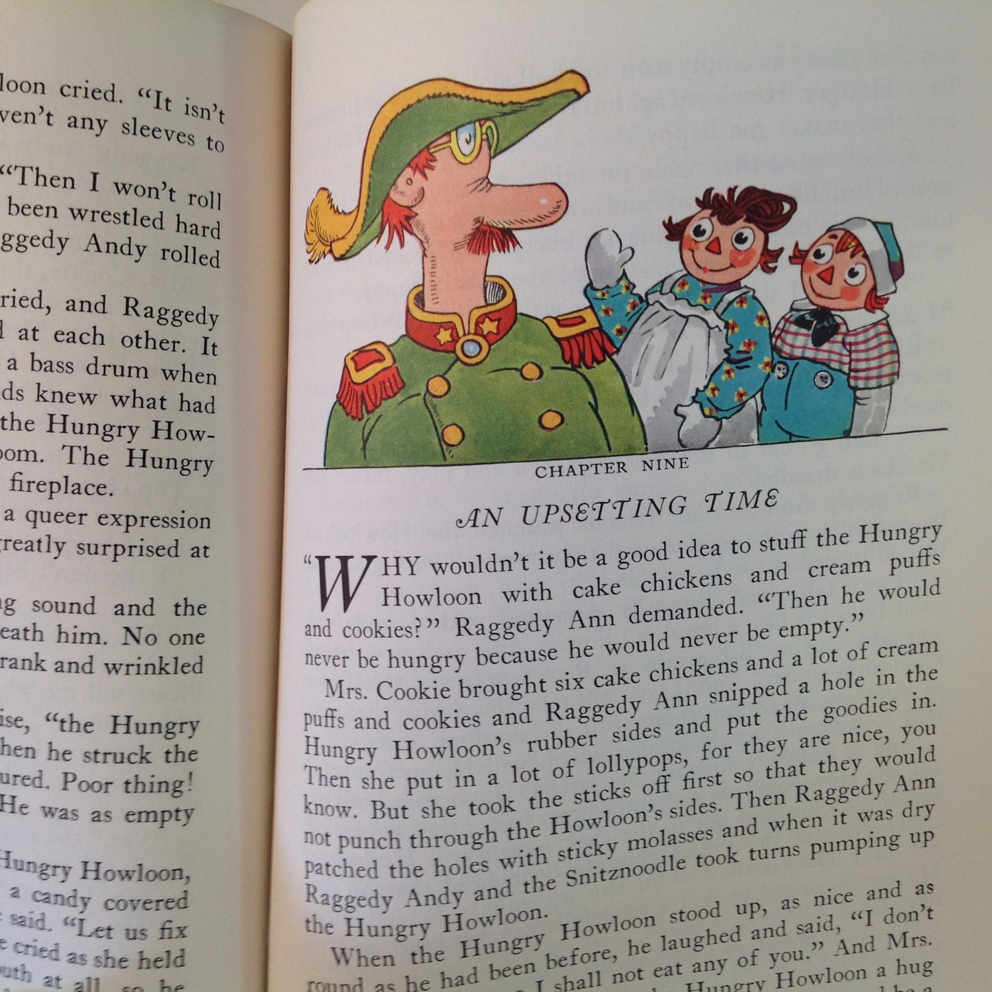 Vintage 1960 Bobbs-Merrill Hardcover Book Raggedy Ann in Cookie Land by Johnny Gruelle