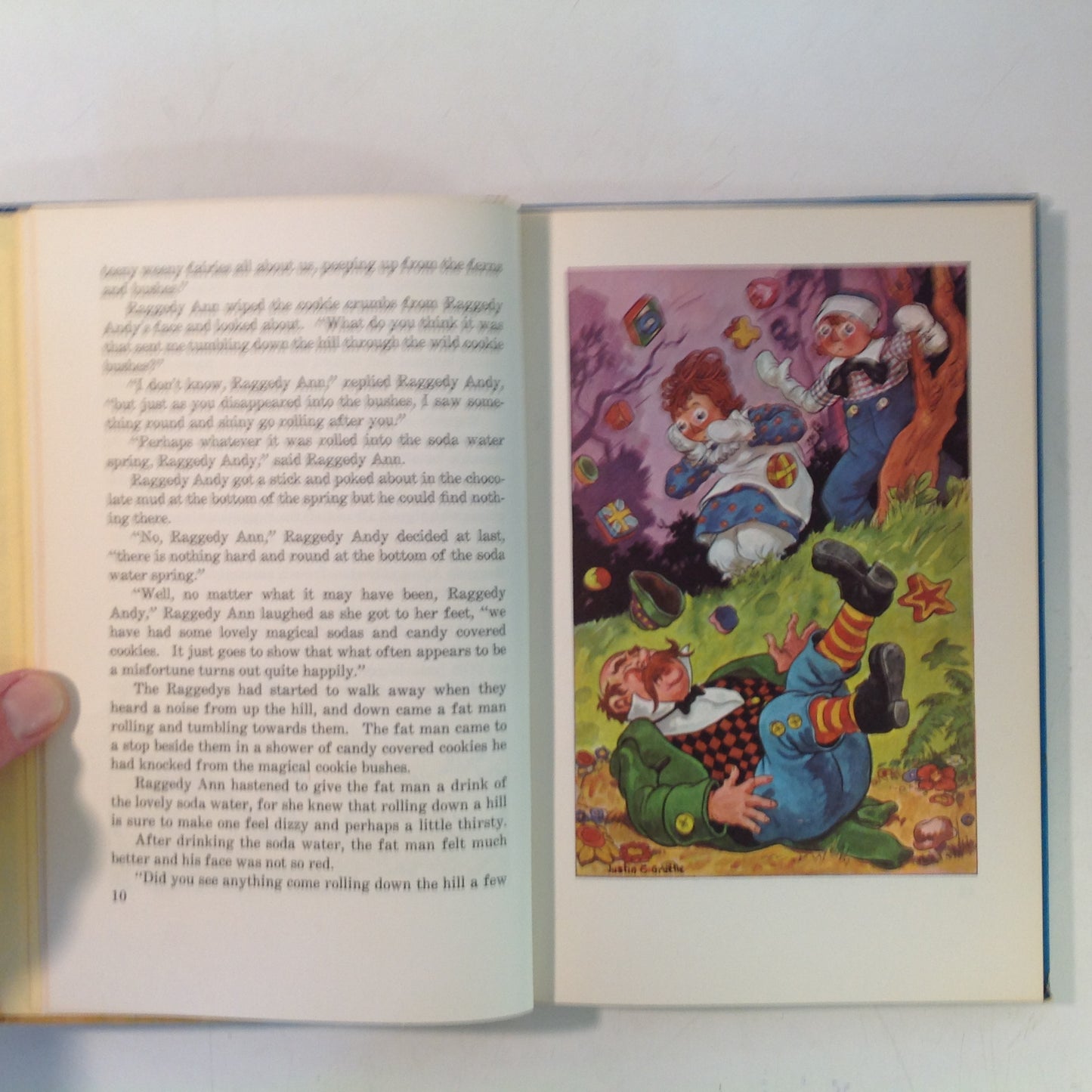 Vintage 1960 Bobbs-Merrill Hardcover Book Raggedy Ann in the Snow White Castle by Johnny Gruelle