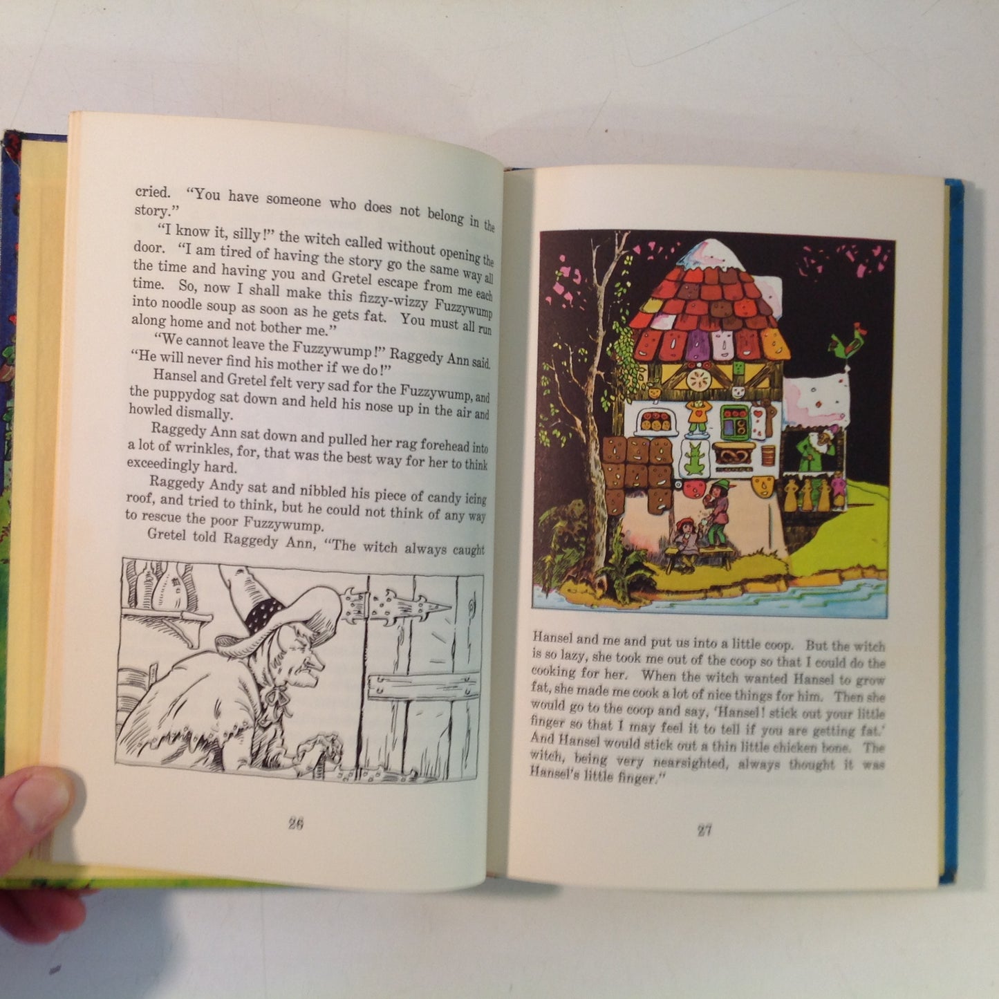 Vintage 1960 Bobbs-Merrill Hardcover Book Raggedy Ann In the Magic Book by Johnny Gruelle