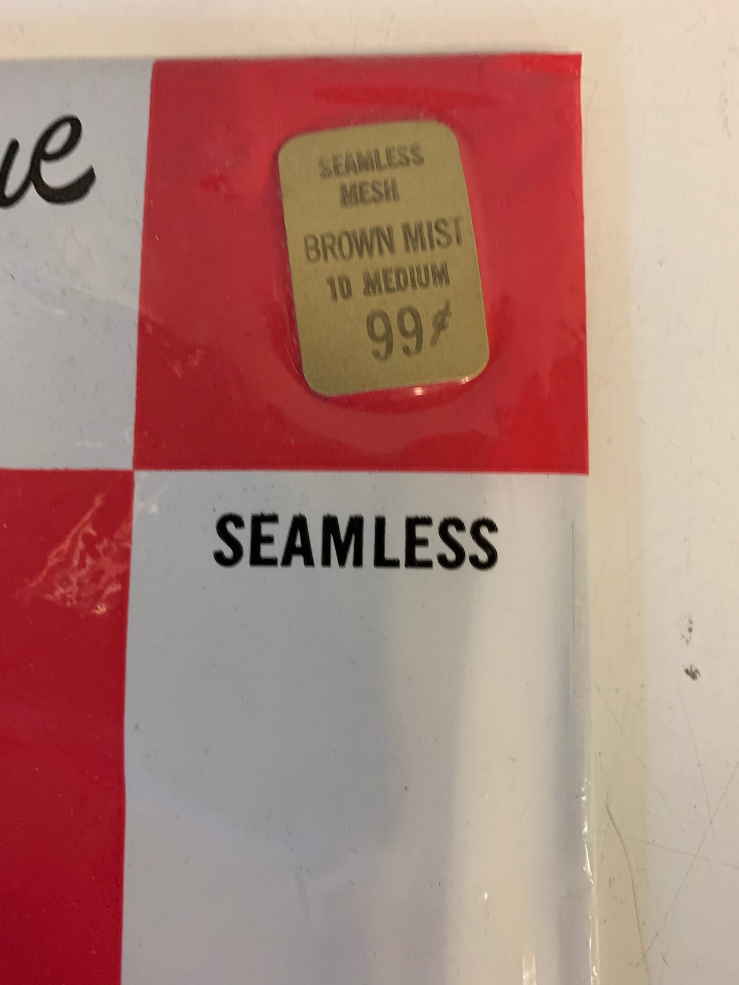 Vintage NOS Woodward's Fifth Avenue Hosiery Seamless 100% Nylon Brown Mist Size Medium Women's Hosiery