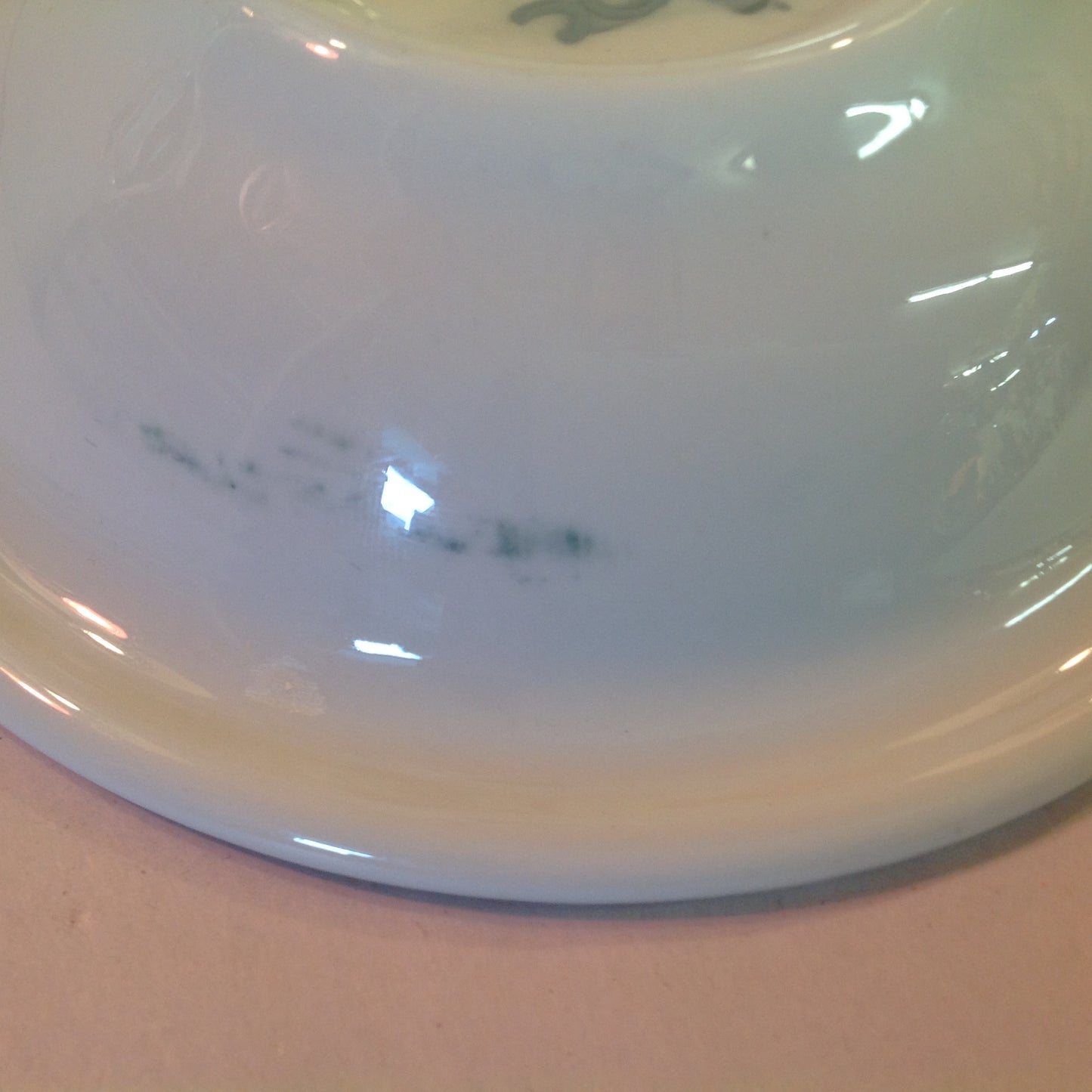 Vintage Detroit Yacht Club Restaurant Ware Sailing Galleon Ship Pattern Soup Bowl