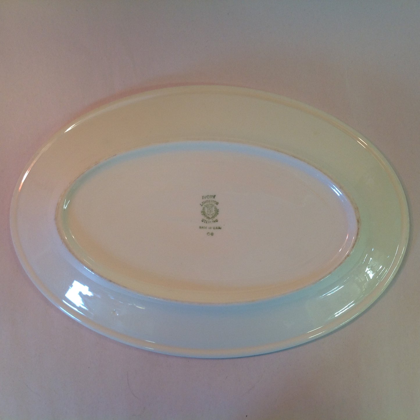 Vintage Detroit Yacht Club Restaurant Ware Sailing Galleon Ship Pattern Dinner Plate