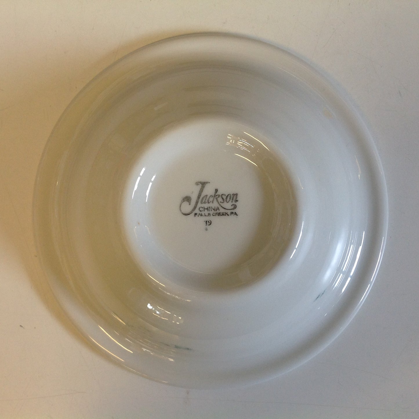 Vintage Detroit Yacht Club Restaurant Ware Sailing Galleon Ship Pattern Soup Bowl