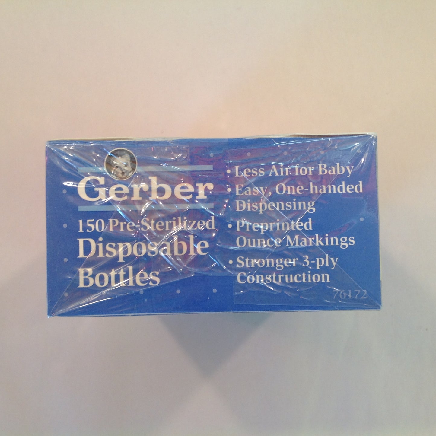 Vintage 1992 NOS Gerber 150 Pre-Sterilized 8 Fl Oz Disposable Bottles Sealed