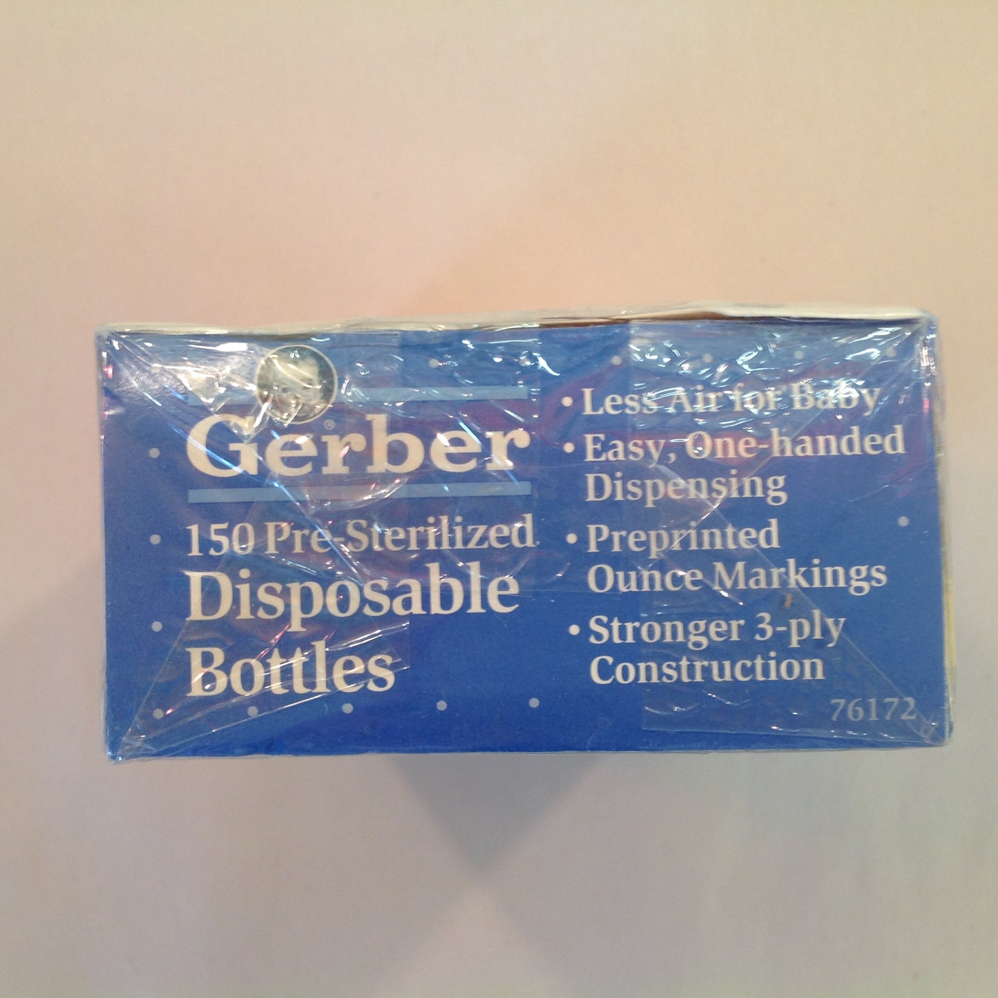 Vintage 1992 NOS Gerber 150 Pre-Sterilized 8 Fl Oz Disposable Bottles Sealed