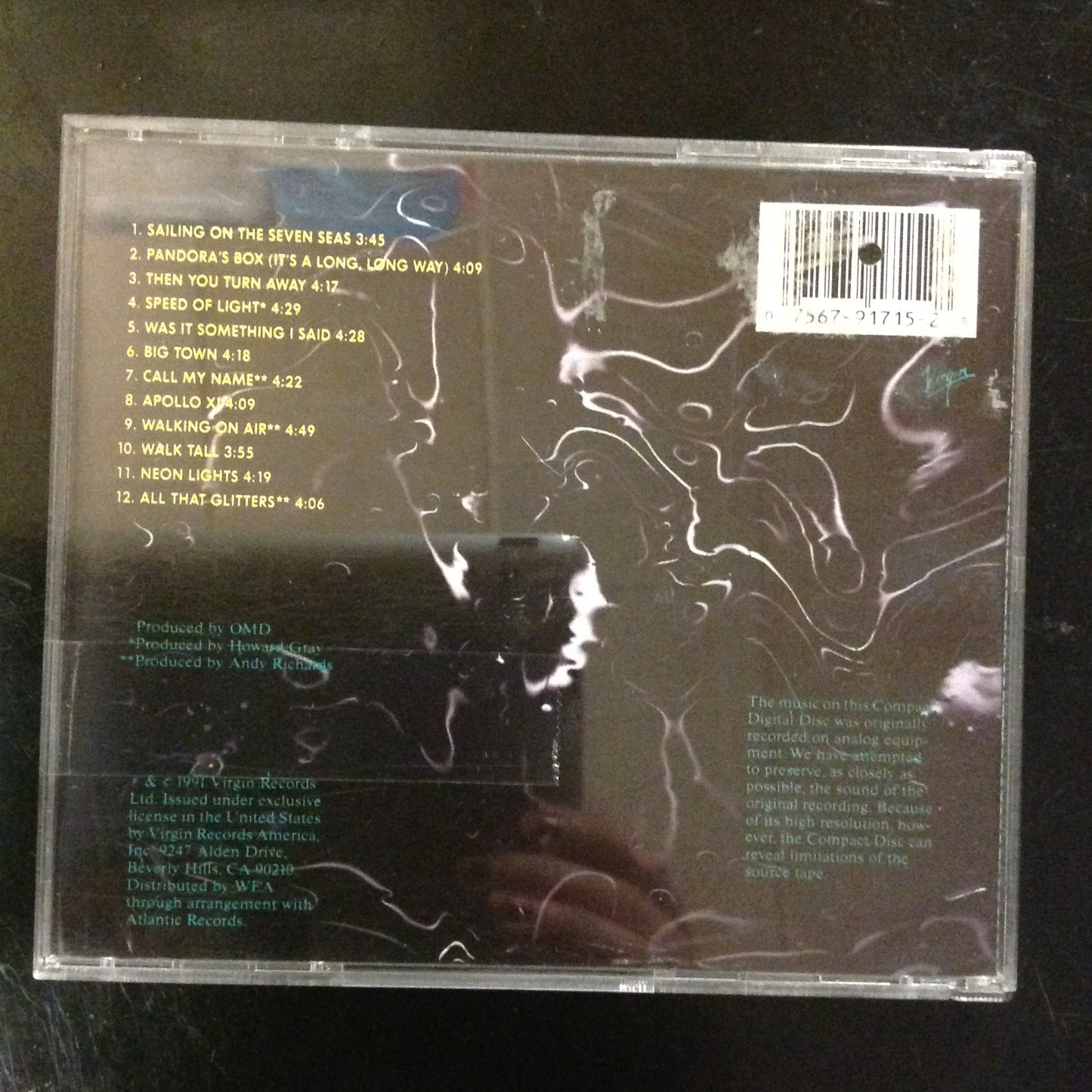 OMD - Orchestral Manoeuvres  In The Dark Sugar *Single #183