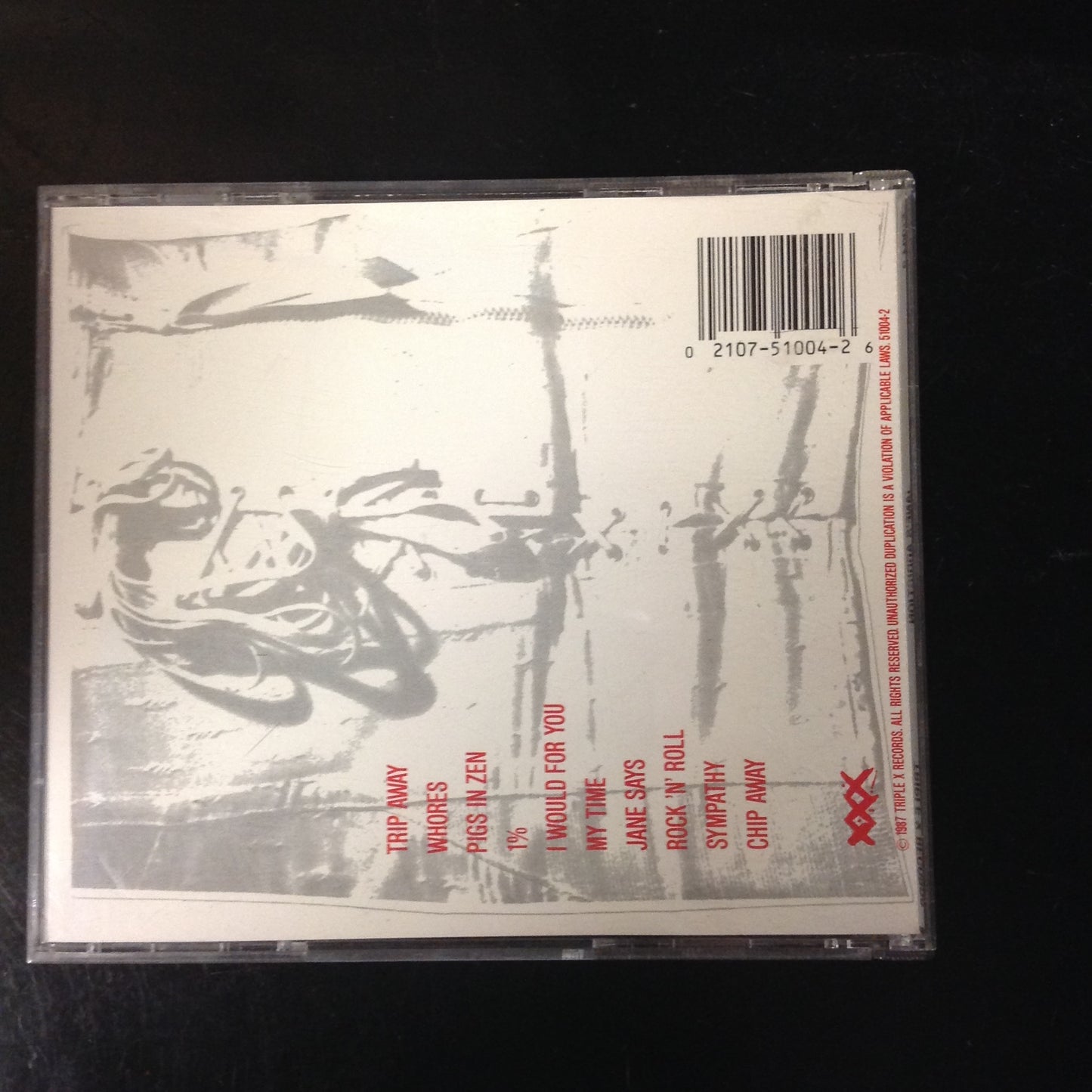 Jane's Addiction - Self Titled *Single #217