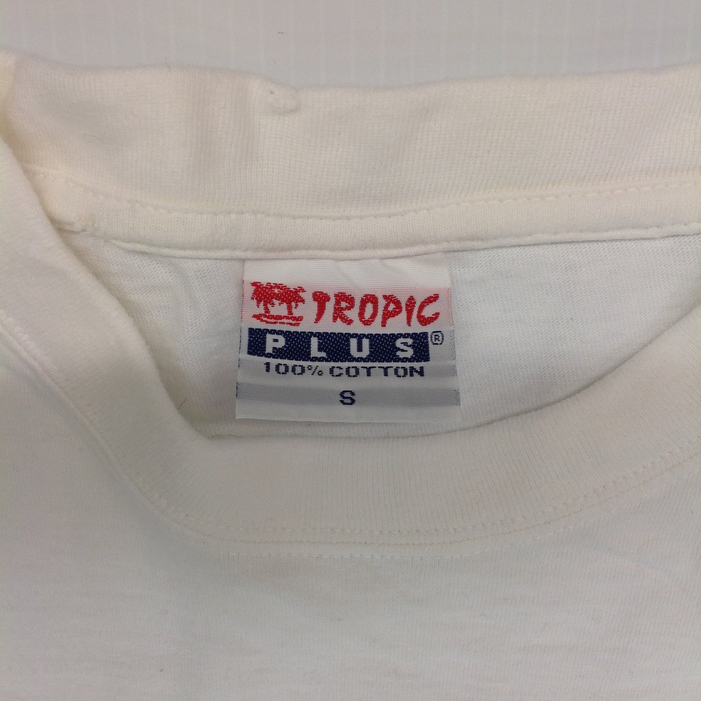 Vintage Tropic Plus Cotton Souvenir White Men's Small Short-Sleeve Panama Canal Points of Interest T-Shirt