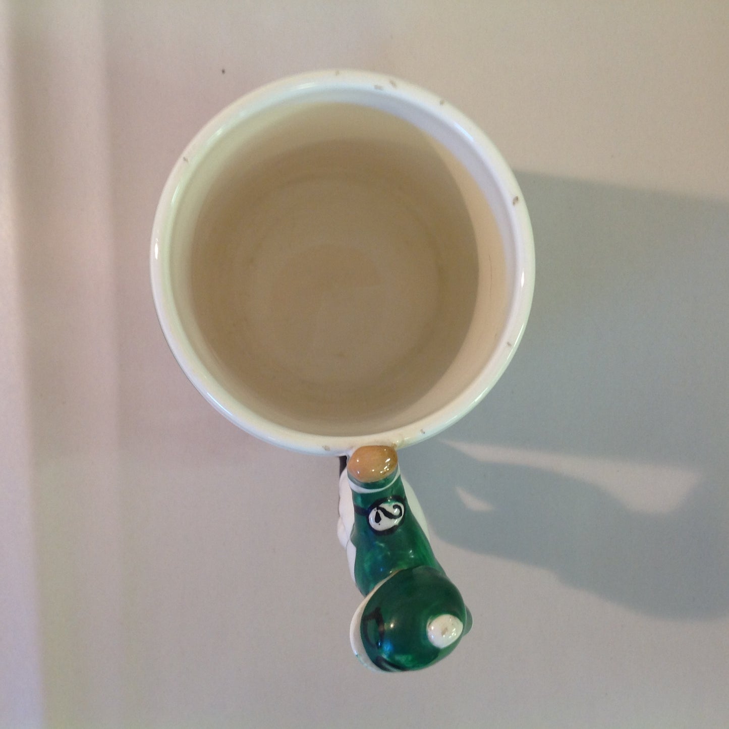 Vintage Souvenir Porcelain Horse Racing Mug Green Jockey #2 Race Parks Logos
