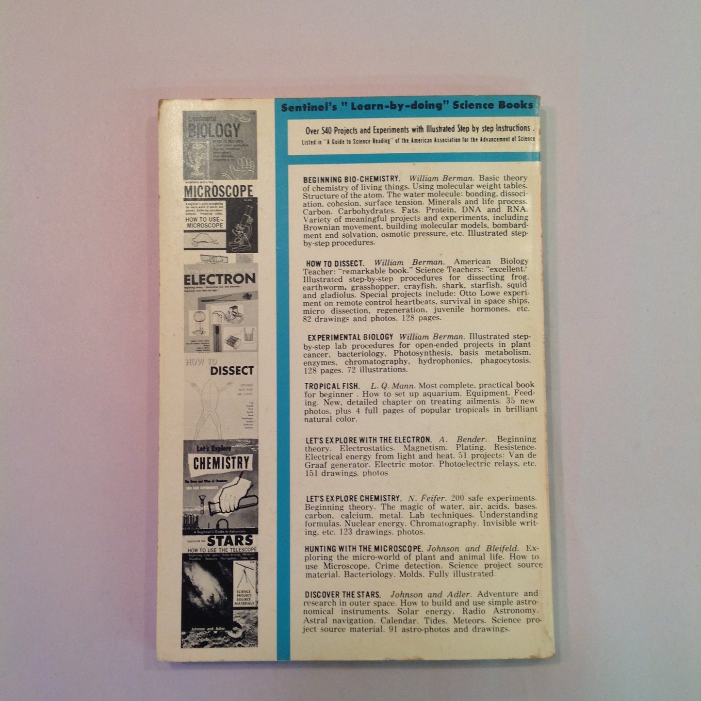 Vintage 1965 Beginner's Guide to Astronomy Discover the STARS How to Use the Telescope Johnson and Adler