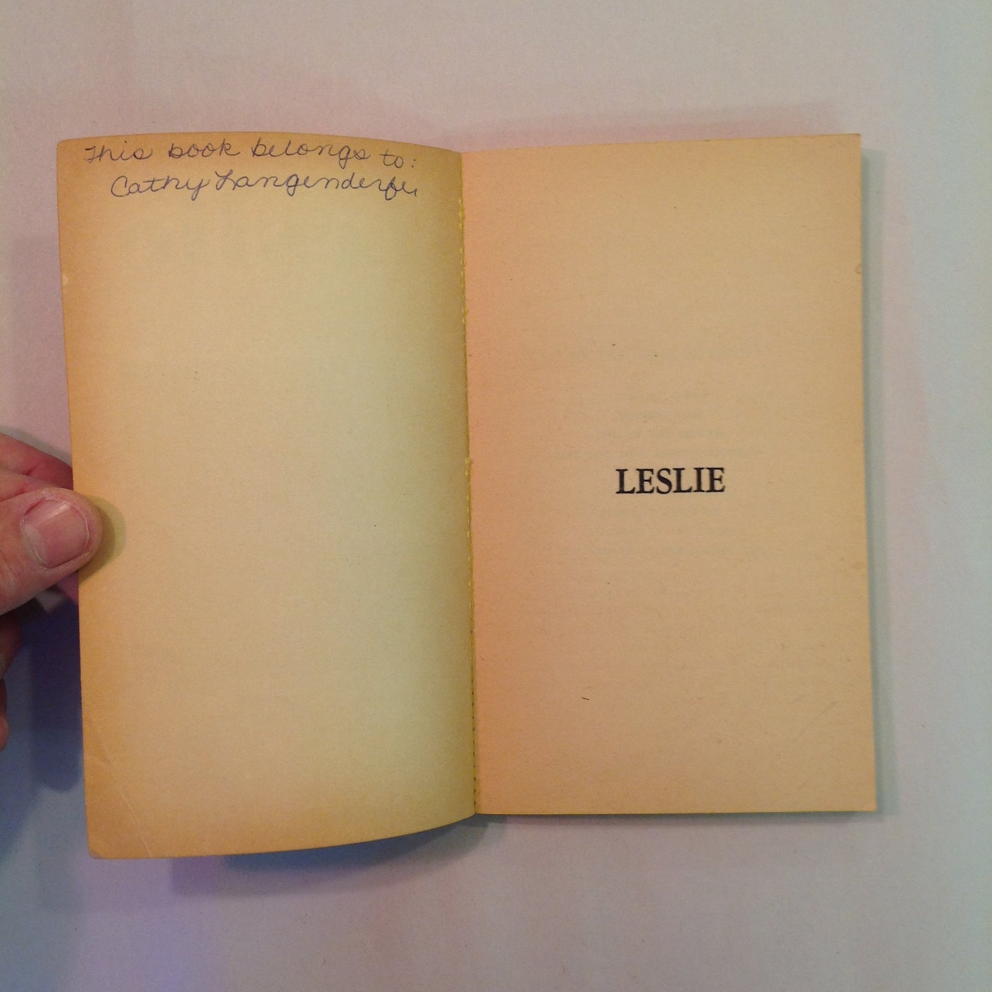 Vintage 1972 Mass Market Paperback Leslie Zoa Sherburne Xerox Education Publications