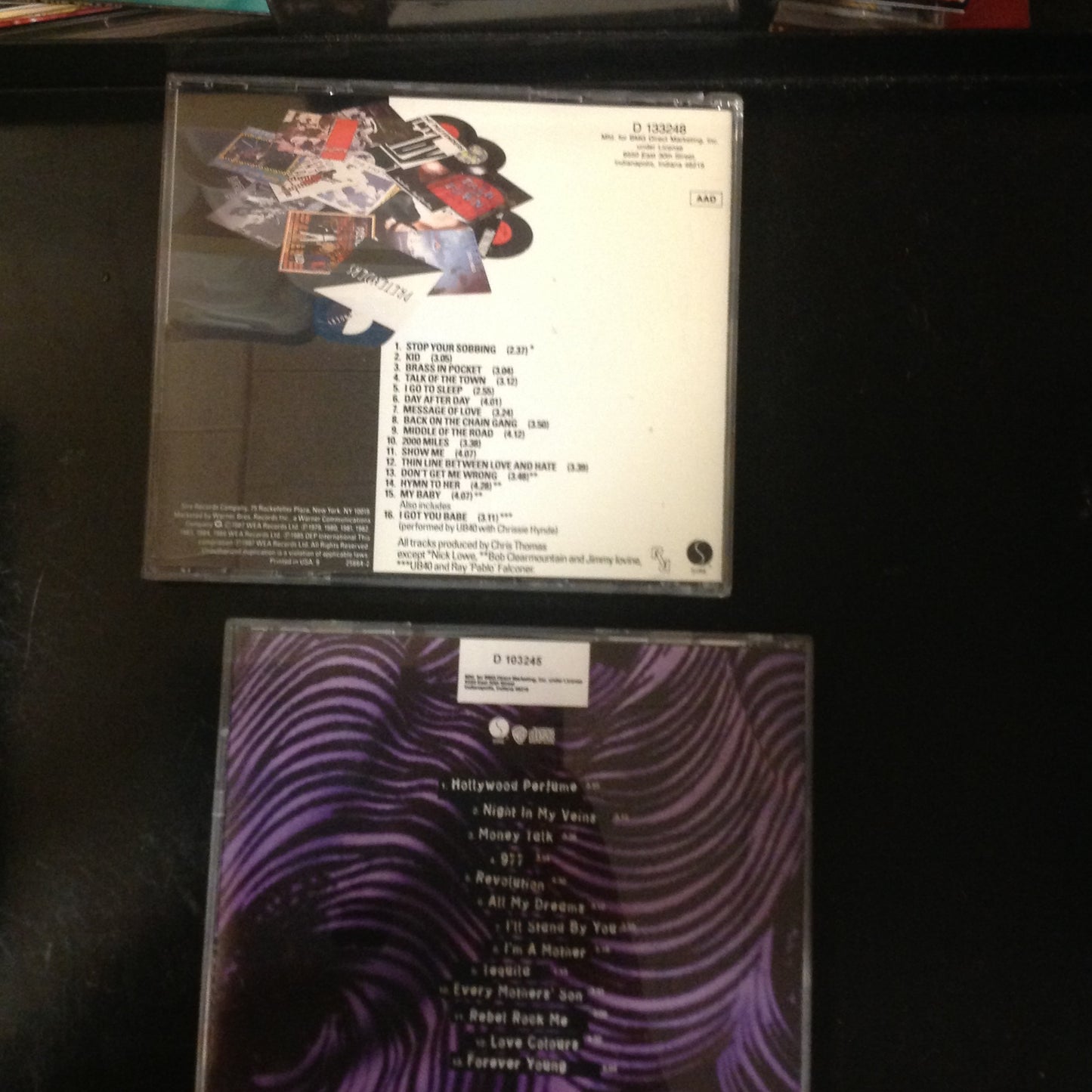 PAIR BARGAIN CDs Pretenders The Singles Last of the Independents 945572-2 925664-2