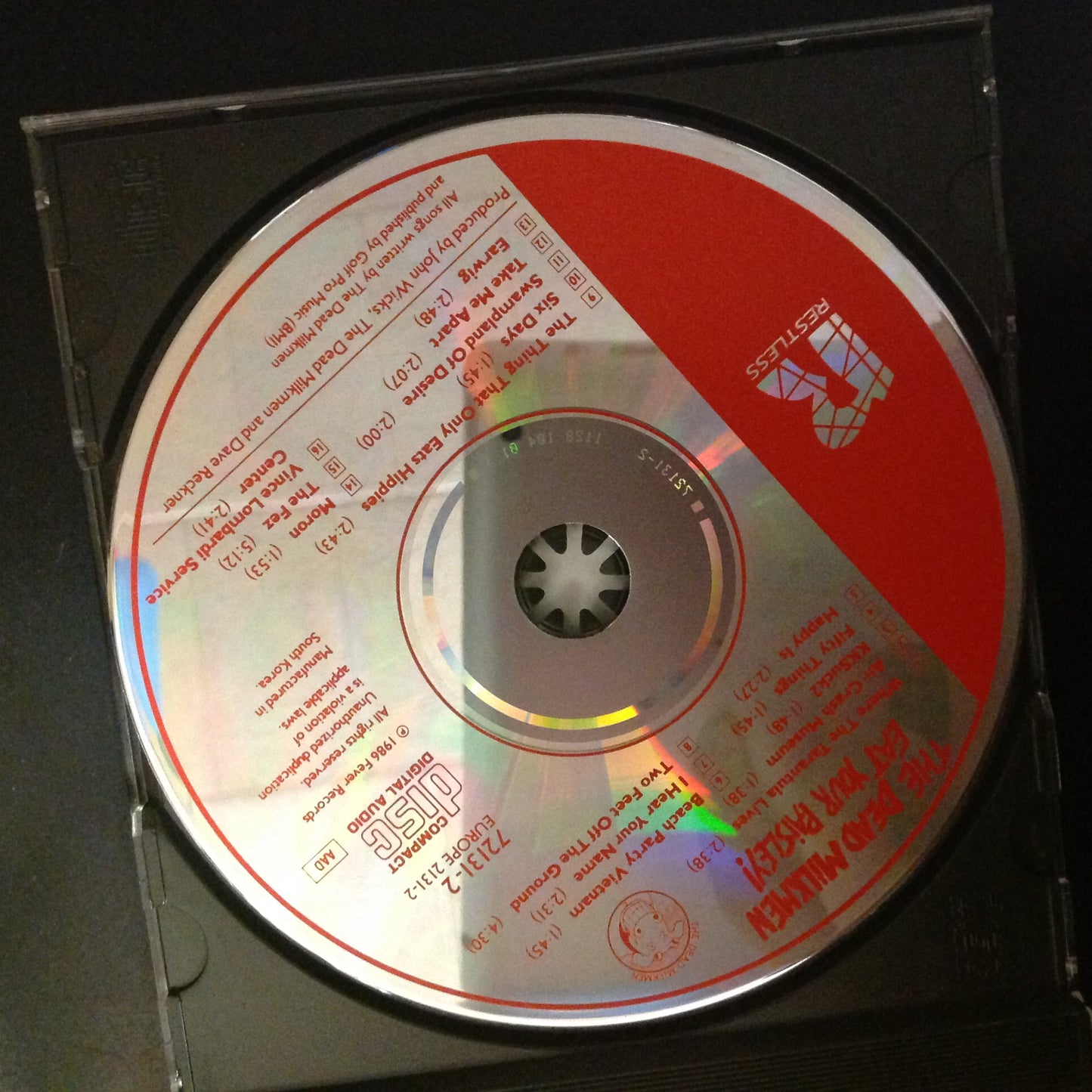 CD The Dead Milkmen Eat Your Paisley Restless 72131-2