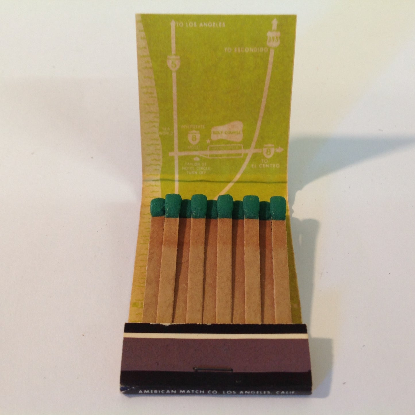 Vintage 1970's Interstate 8 Motel San Diego California Souvenir Stationery Matches Postcards Pack