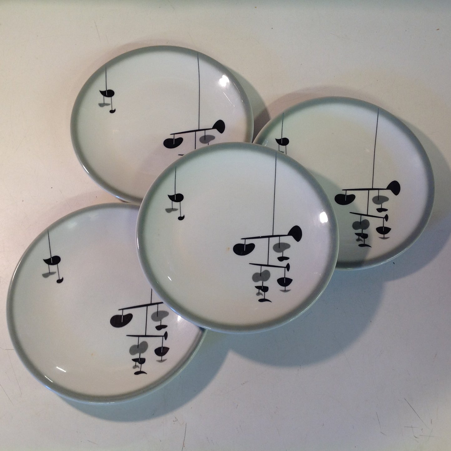 Vintage 1950's Shenango China Mobile Pattern Dishware