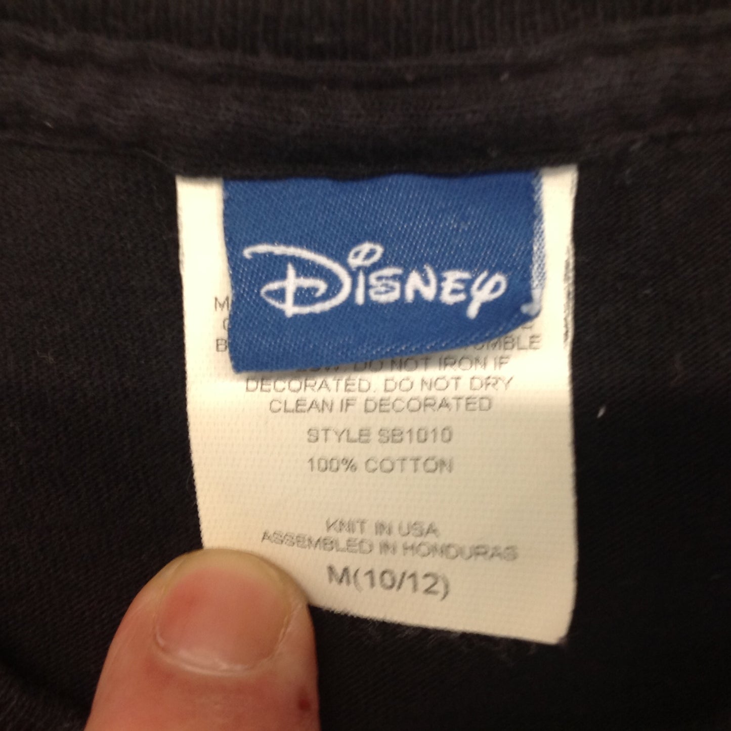 Vintage Souvenir Florida Disney Child's M (10/12) T-Shirt Black Lion King Cub Simba Timon Pumbaa