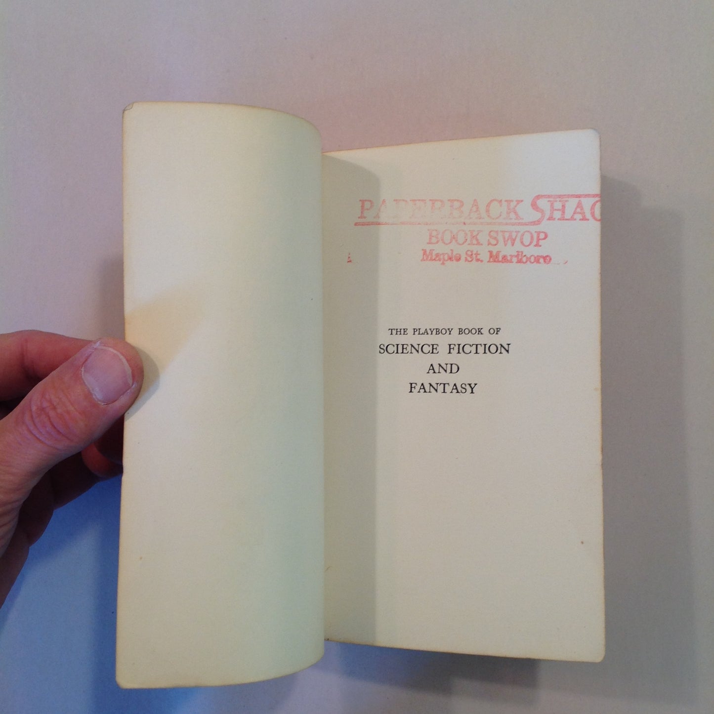 Vintage 1968 Mass Market Paperback The Playboy Book of Science Fiction and Fantasy