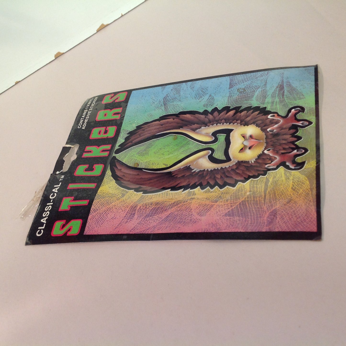 Vintage 1990's NOS Classi-Cal Vinyl Adhesive Sticker Avenging Eagle