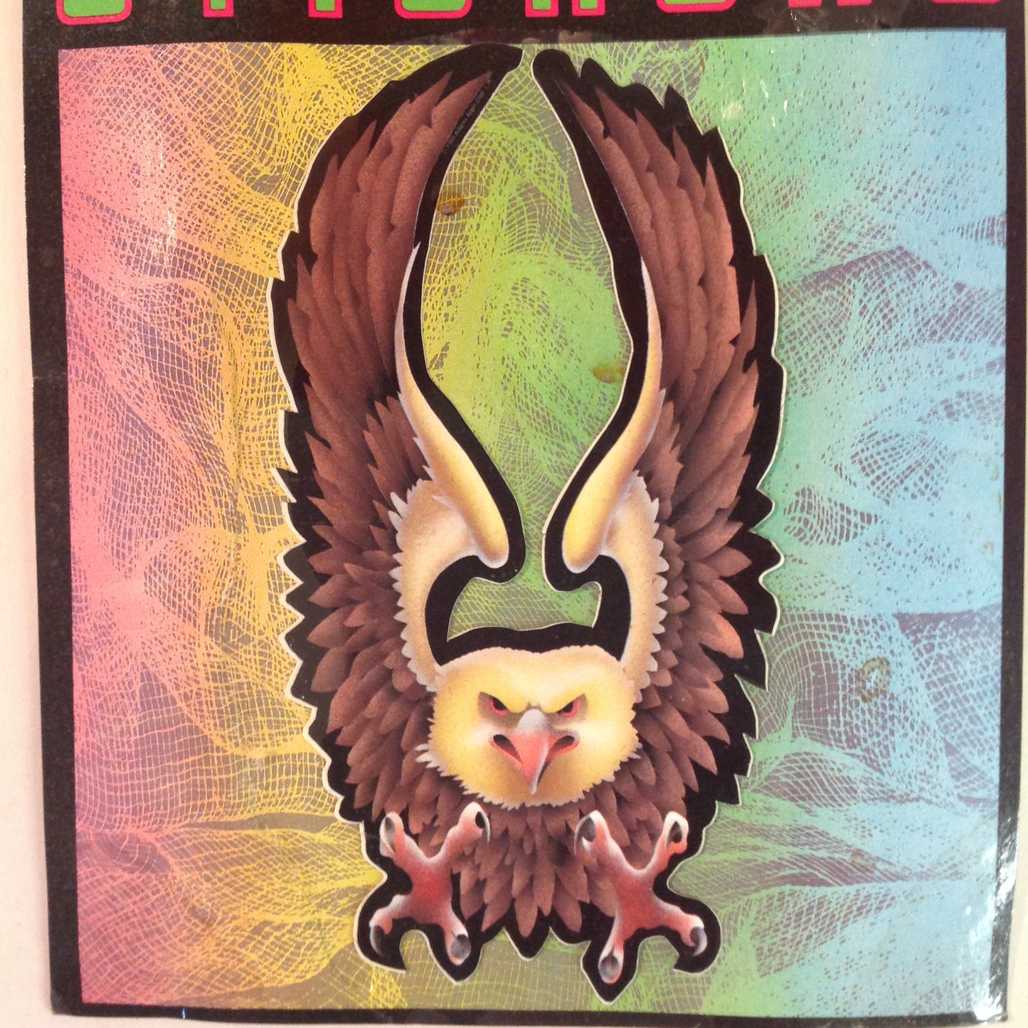 Vintage 1990's NOS Classi-Cal Vinyl Adhesive Sticker Avenging Eagle