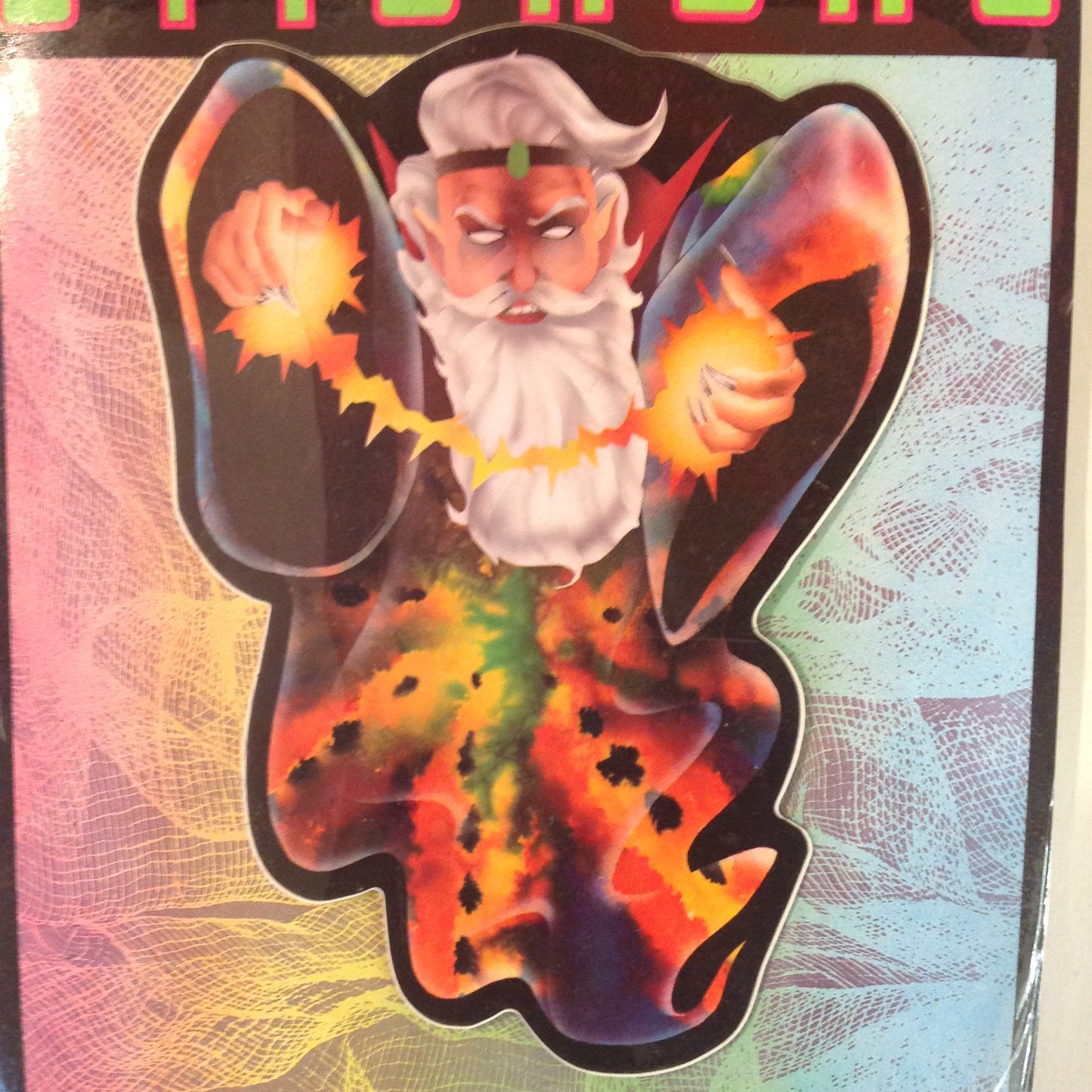 Vintage 1990's NOS Classi-Cal Vinyl Adhesive Sticker Vengeful Wizard