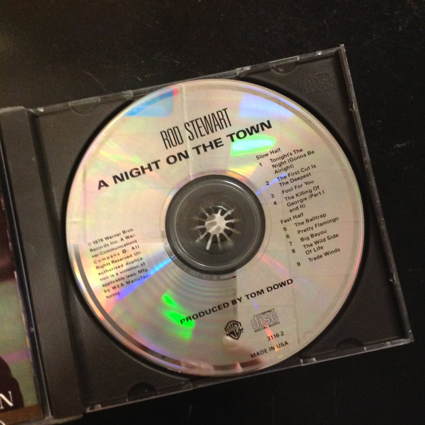 CD Rod Stewart A Night On The Town 3116-2 Warner Bros.