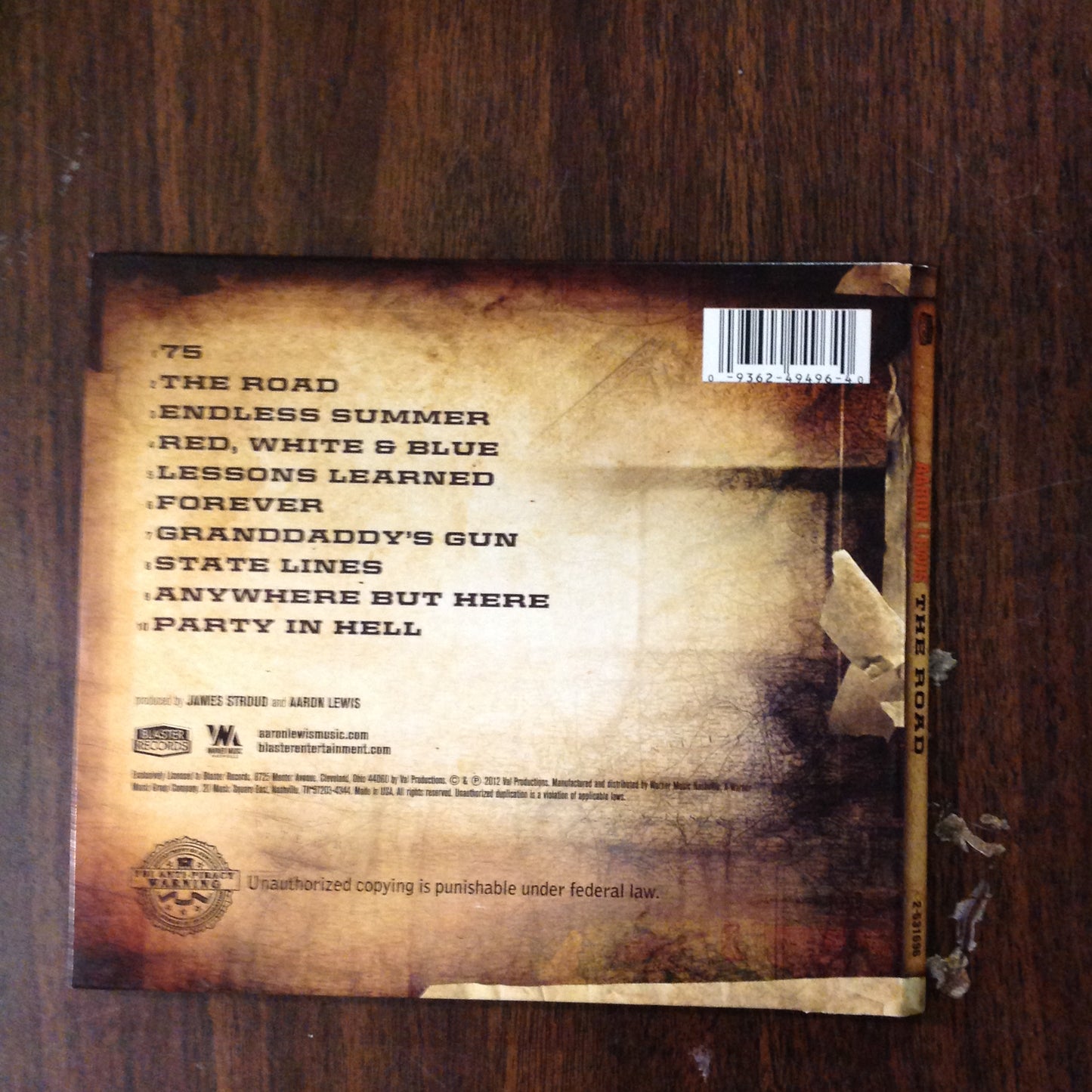 Aaron Lewis - The Road *Single #76