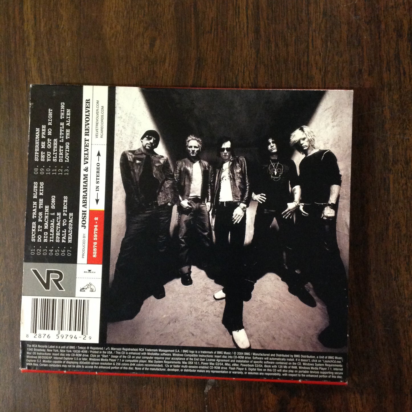 CD Velvet Revolver Contraband Rock RCA 8287659794-2 Sleeve Alternative