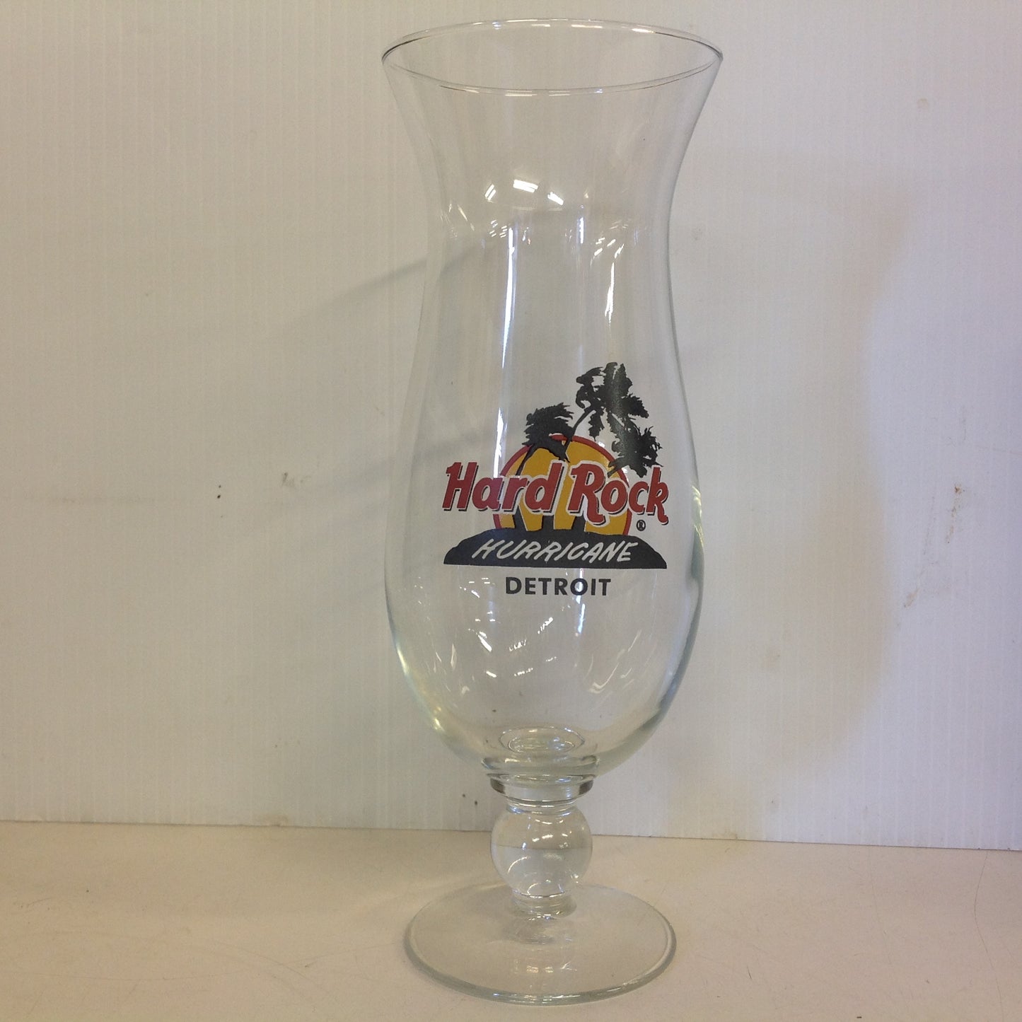 Vintage 2000's Hard Rock Cafe Detroit Hurricane Glass in Box