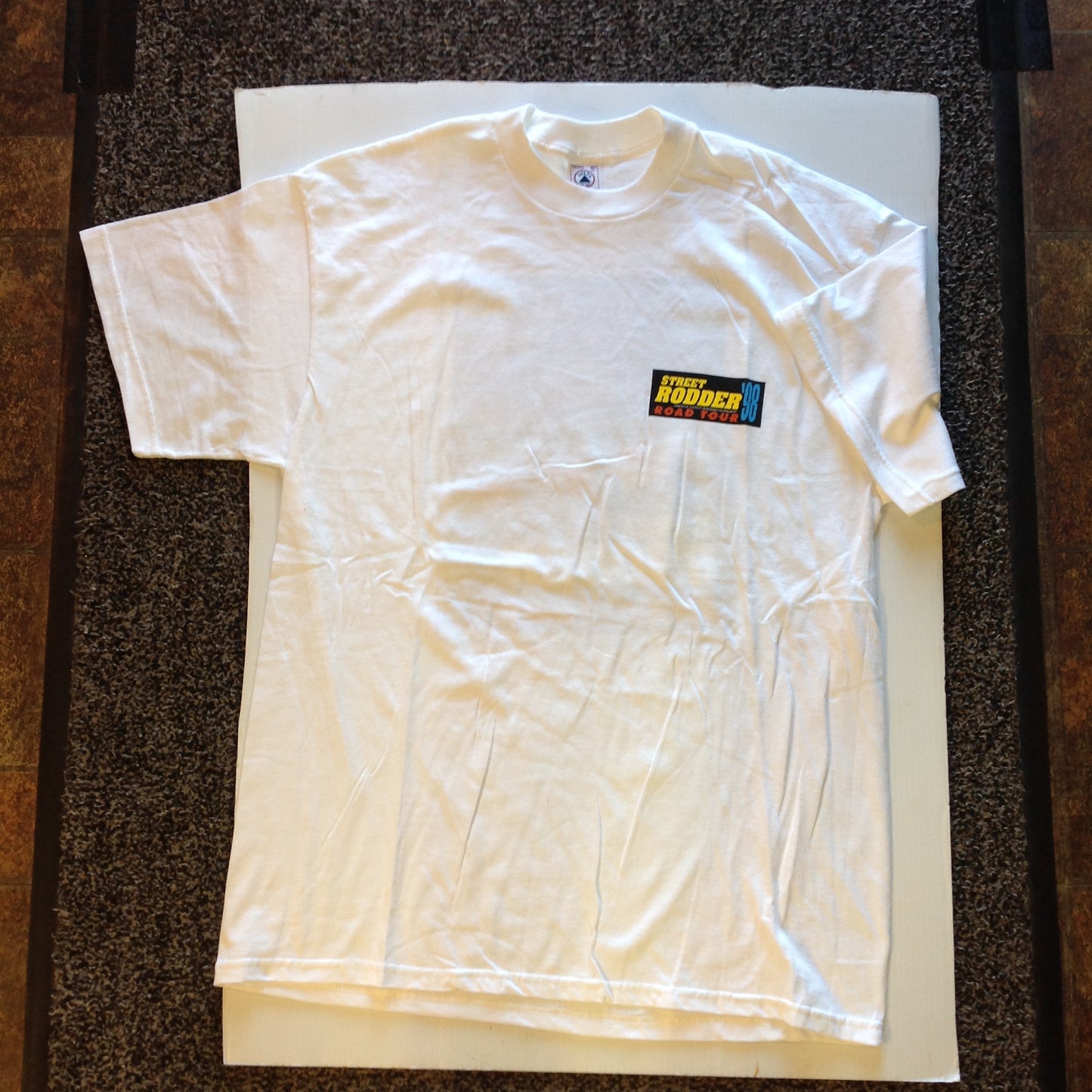 Vintage 1998 XL Cotton Street Rodder '98 Road Tour T-Shirt