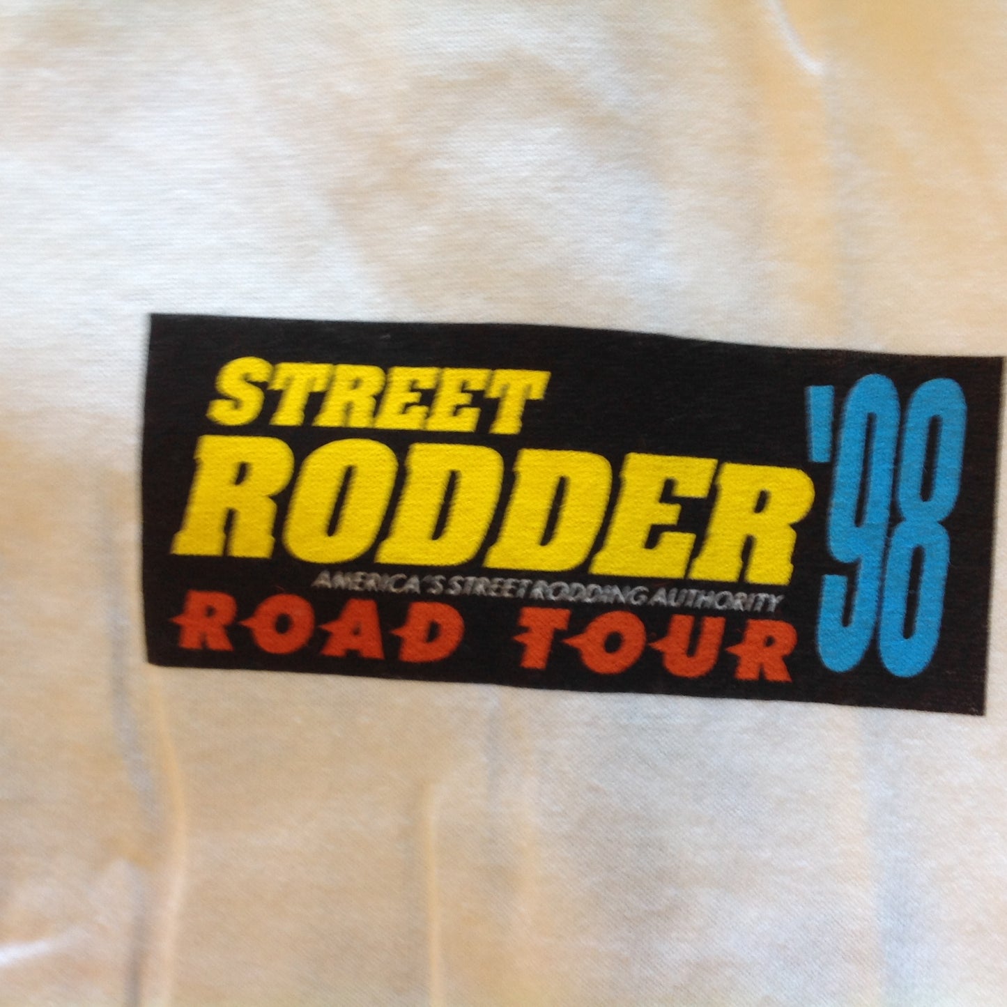 Vintage 1998 XL Cotton Street Rodder '98 Road Tour T-Shirt