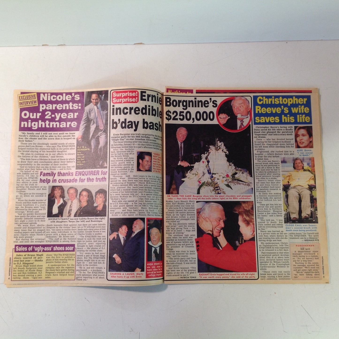 Vintage Feb 4 1997 NATIONAL ENQUIRER Cosby My Tragedy JonBenet's Nanny House of Horror