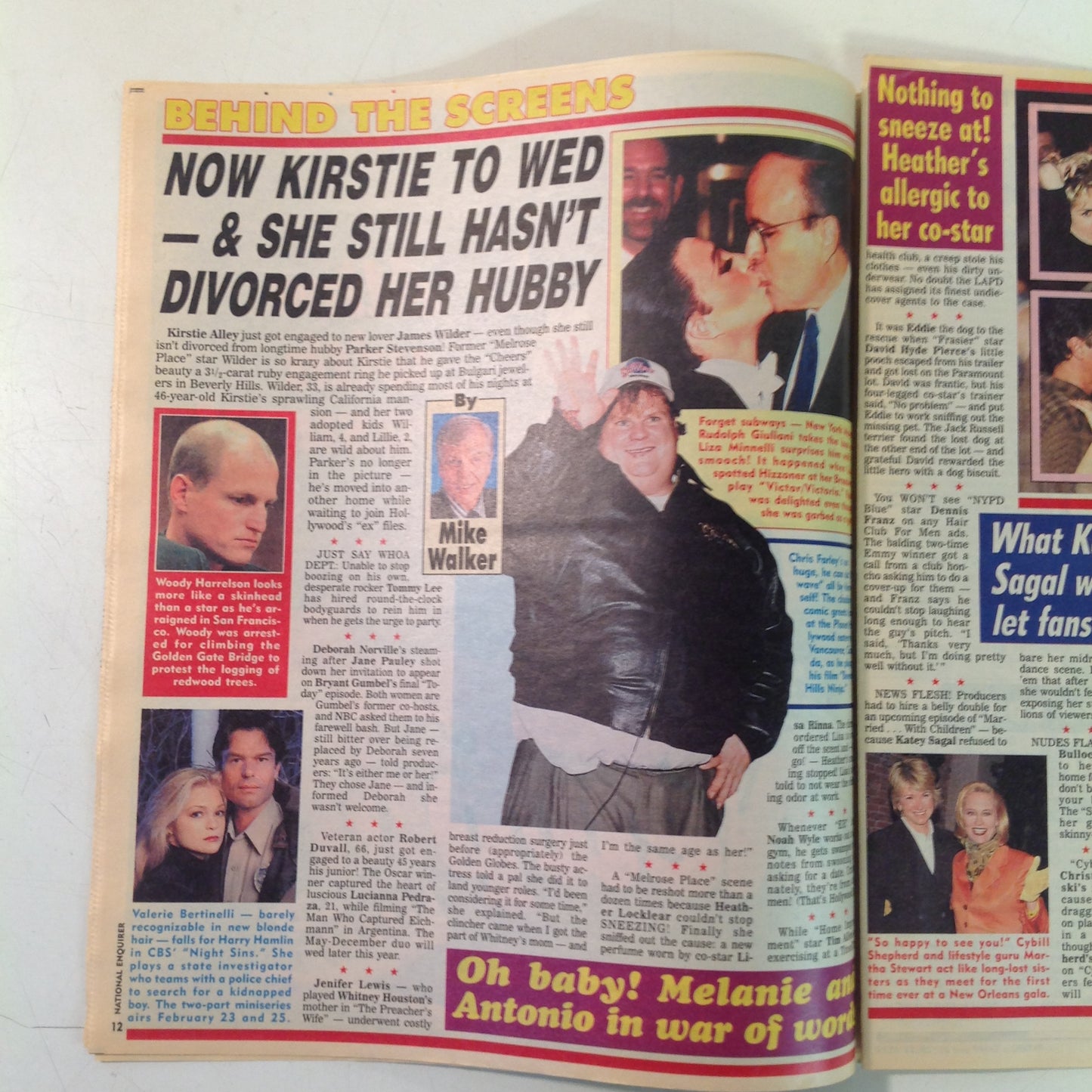 Vintage Feb 4 1997 NATIONAL ENQUIRER Cosby My Tragedy JonBenet's Nanny House of Horror