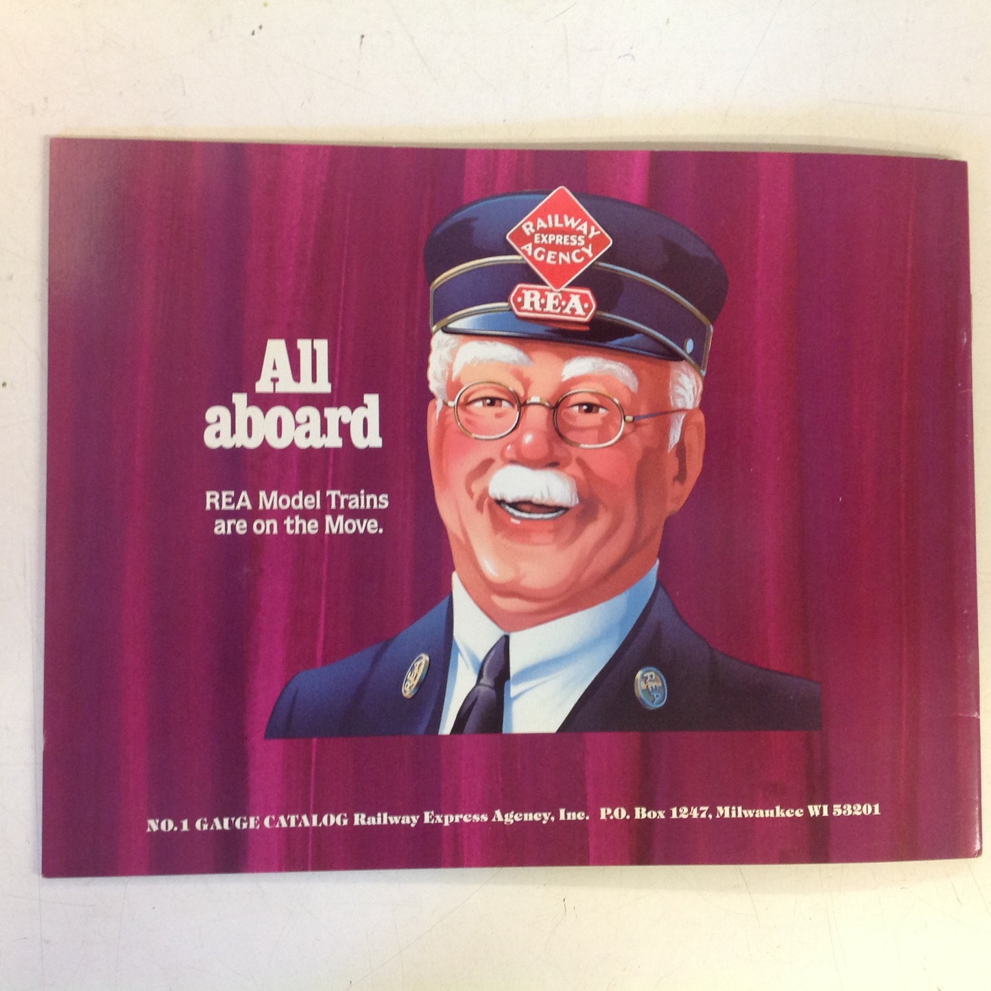 Vintage 1989 Railway Express Agency Standard of Excellence Color Model Train Catalog