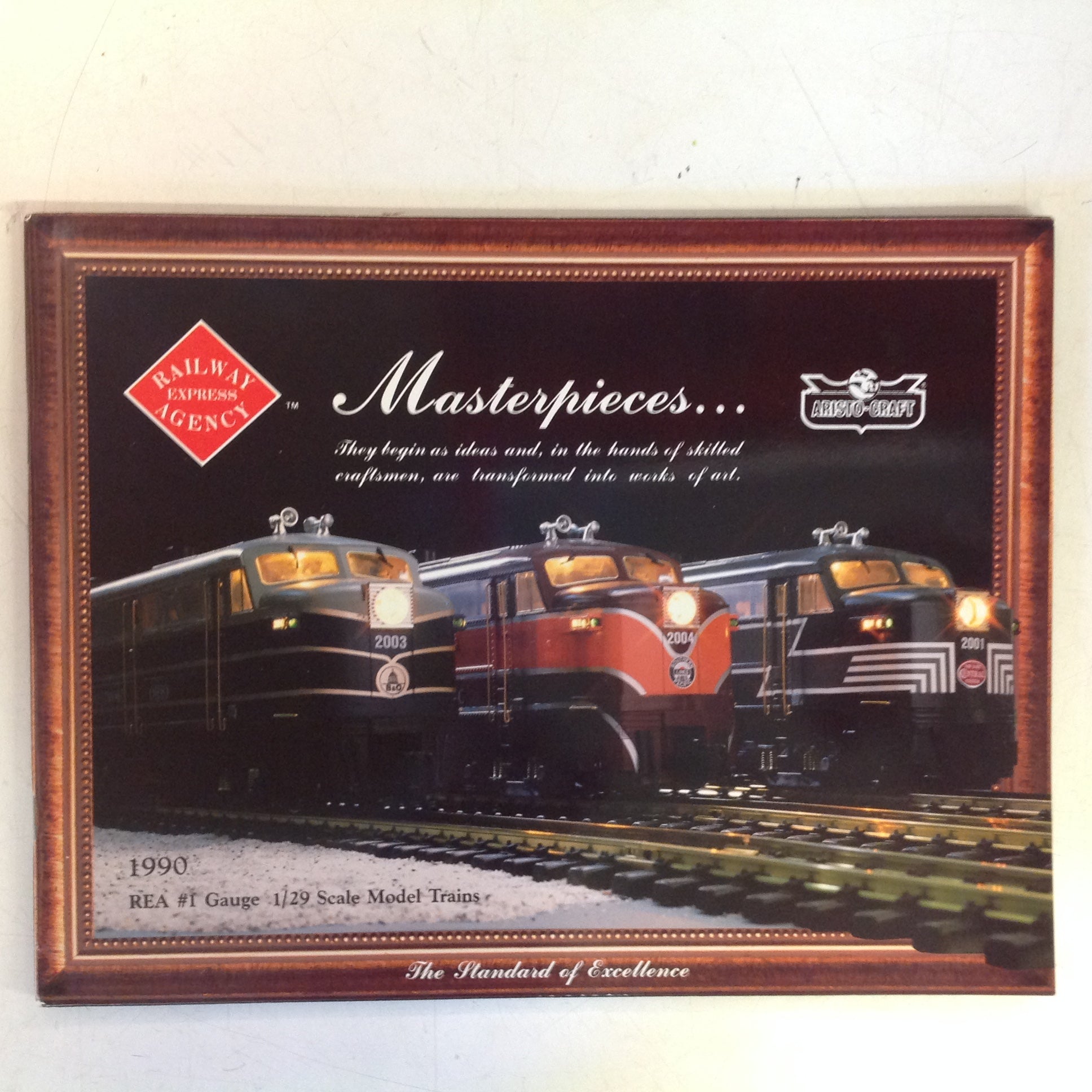 Vintage 1989 Railway Express Agency Aristo Craft Trains Masterpieces C