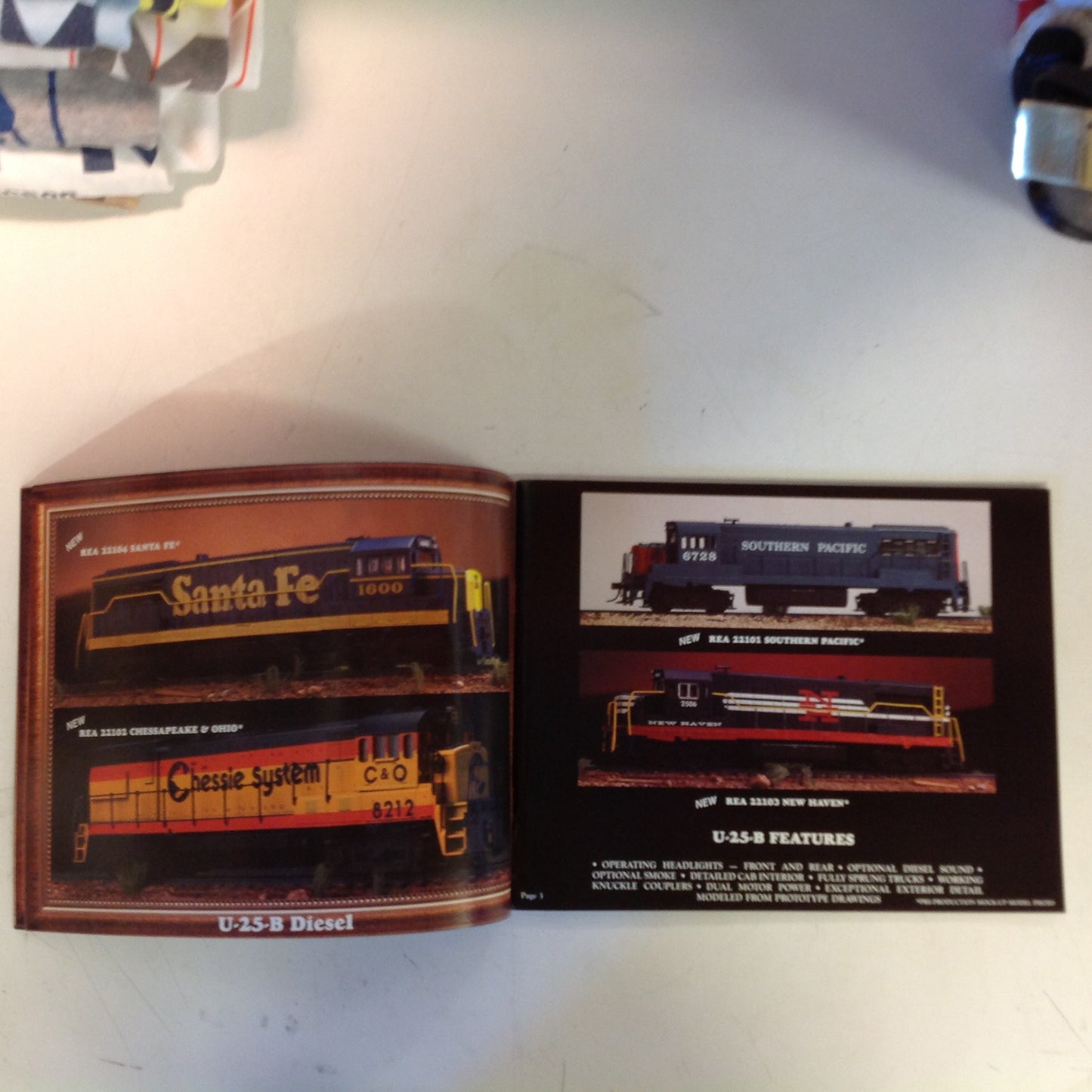 Vintage 1989 Railway Express Agency Aristo Craft Trains Masterpieces Color Model Train Catalog