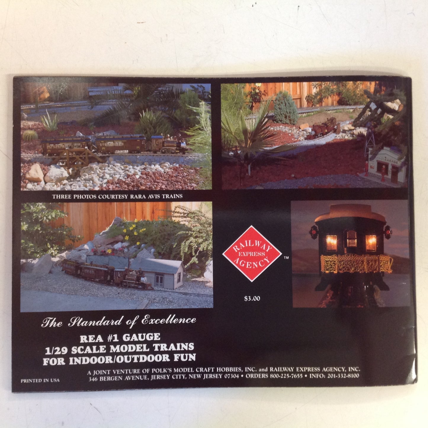 Vintage 1989 Railway Express Agency Aristo Craft Trains Masterpieces Color Model Train Catalog