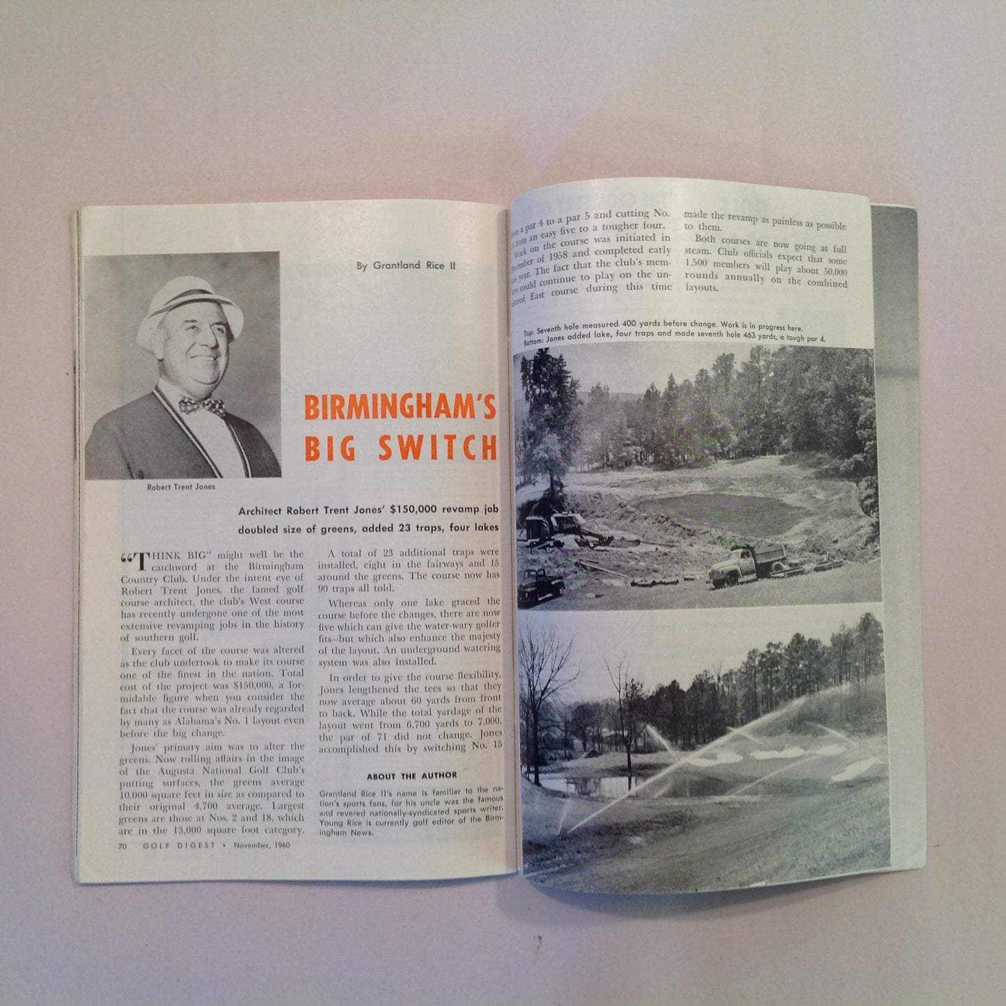 Vintage November 1960 GOLF DIGEST Magazine Jackie Gleason All-Star Golf TV Viewing Guide