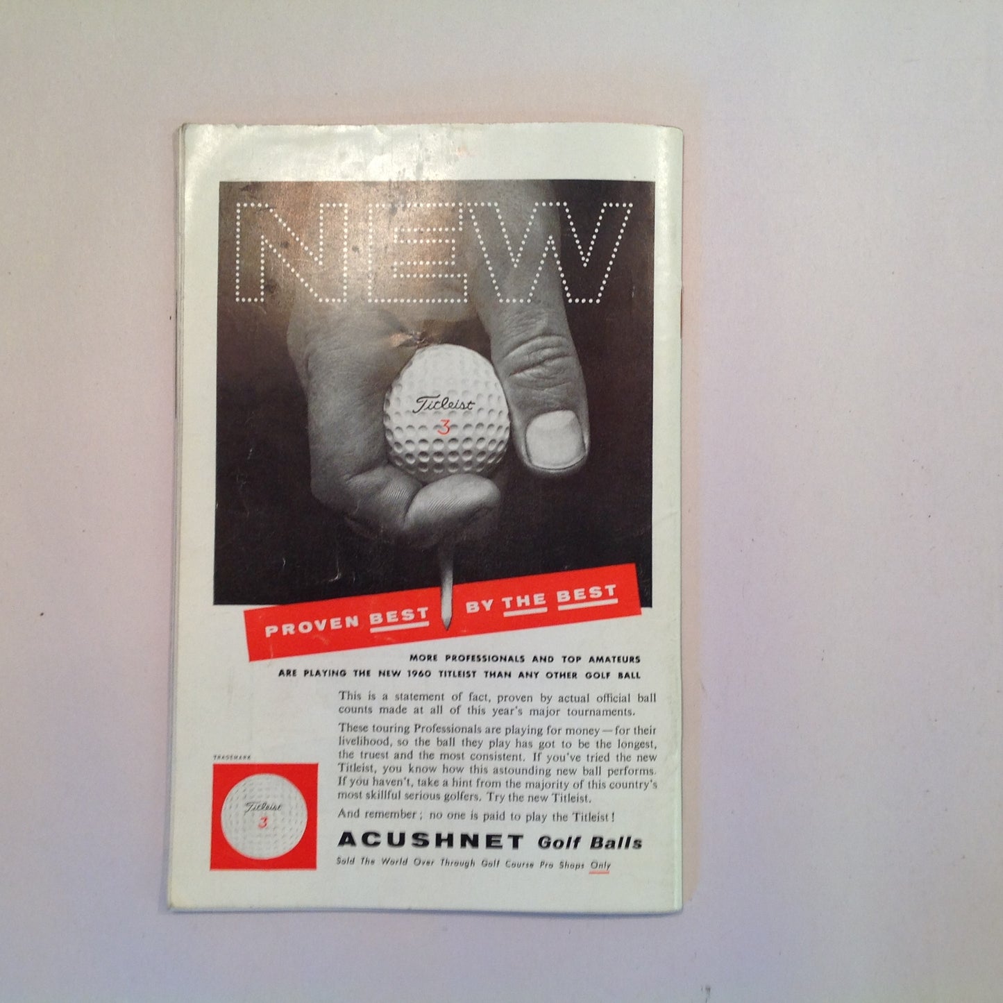 Vintage November 1960 GOLF DIGEST Magazine Jackie Gleason All-Star Golf TV Viewing Guide