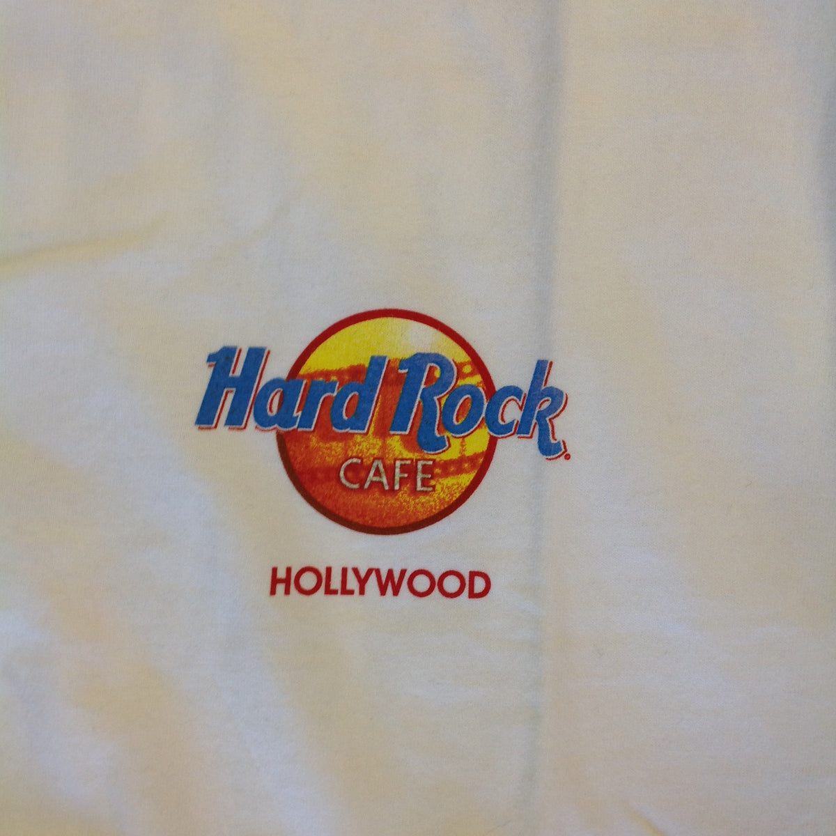 Authentic Hard Rock Cafe Hollywood Souvenir Men's XL White