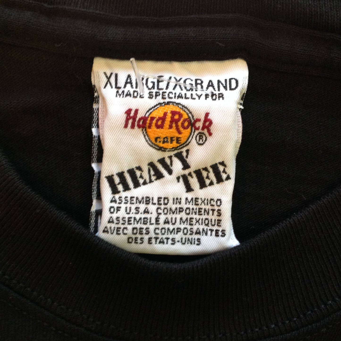 Authentic Men's XL Cotton Black Short Sleeve Souvenir Hard Rock Cafe San Francisco T-Shirt Unworn