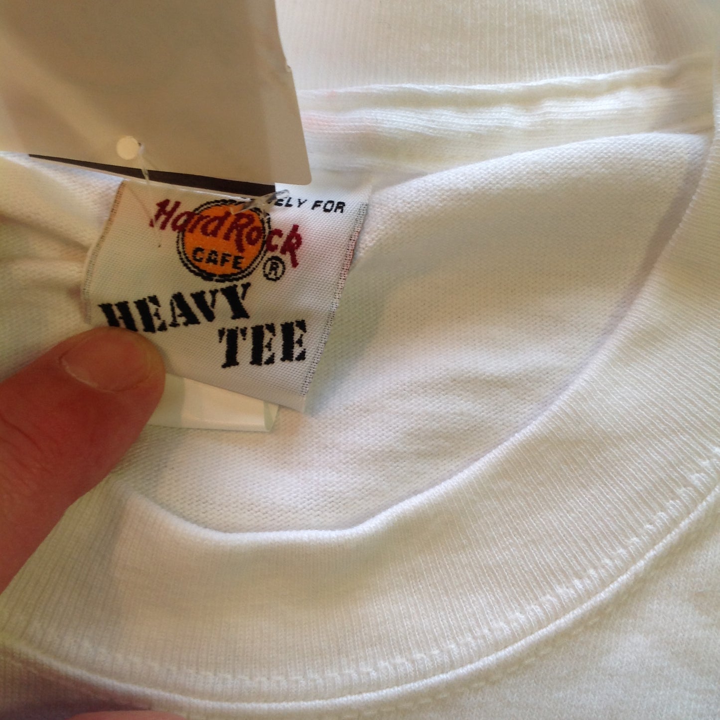 Authentic Souvenir White Cotton Men's XL Short Sleeve Hard Rock Cafe Los Angeles T-Shirt