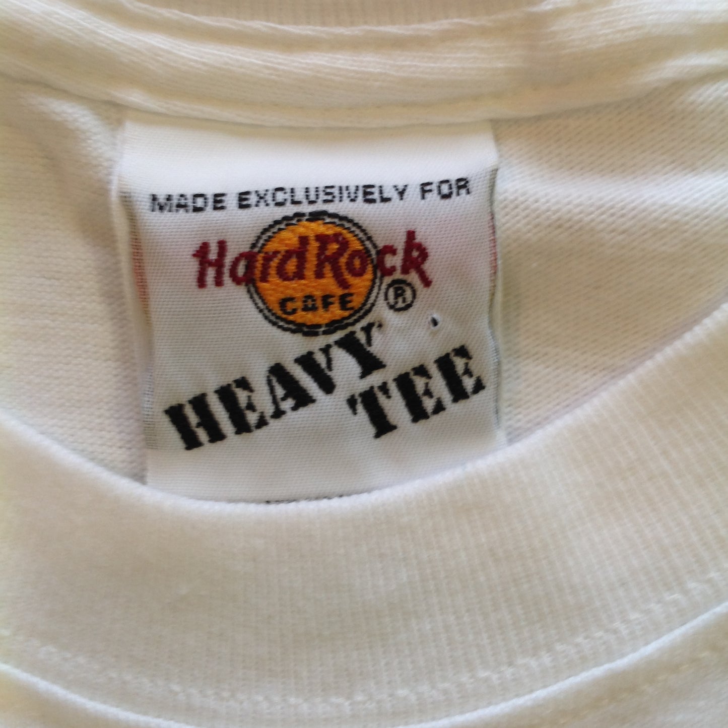 Authentic Souvenir Men's XL White Short Sleeve Hard Rock Cafe Las Vegas T-Shirt