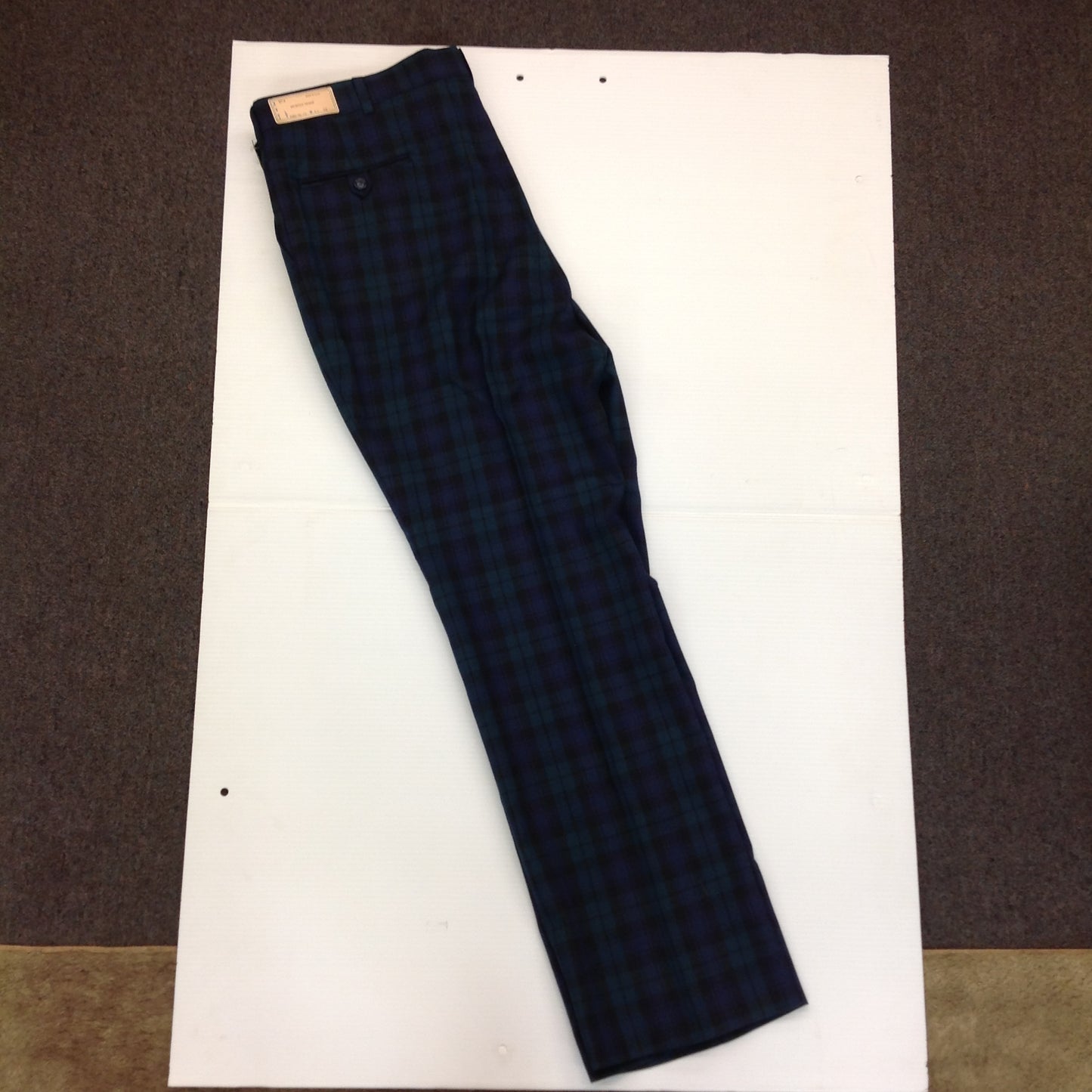 Vintage 2001 New with Tags Jacobson's of Detroit Plaid Tartan Golf Pants 42 x 32