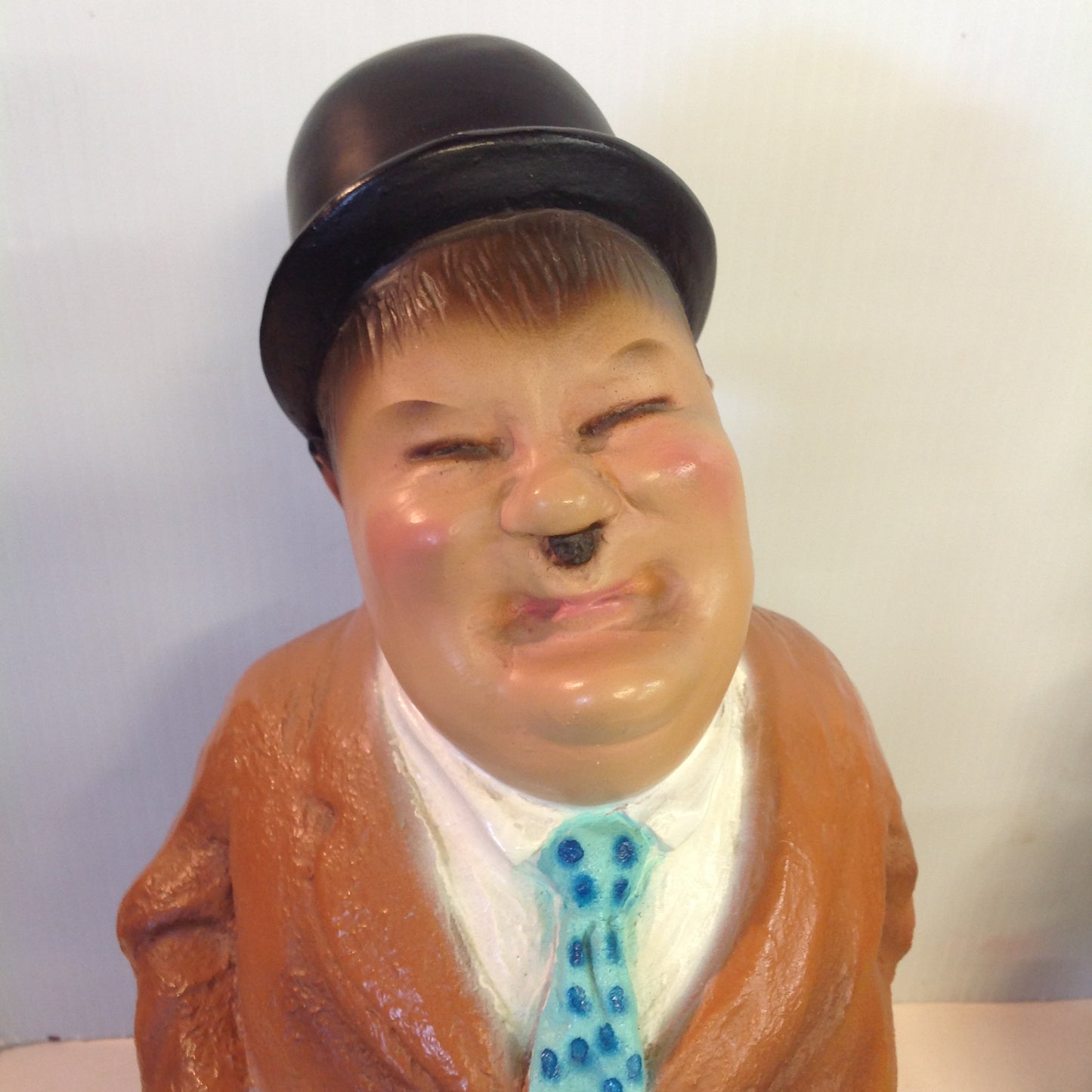 Vintage 1971 Universal Studio Plastic Laurel and Hardy Figures
