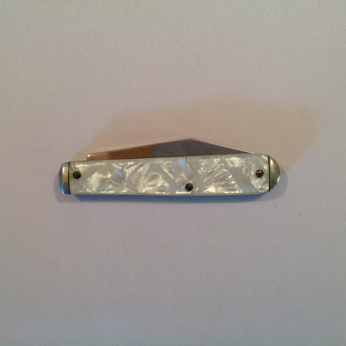 Vintage Promotional Enamel Handle Autopoint Pocket Knife Seelco Indust