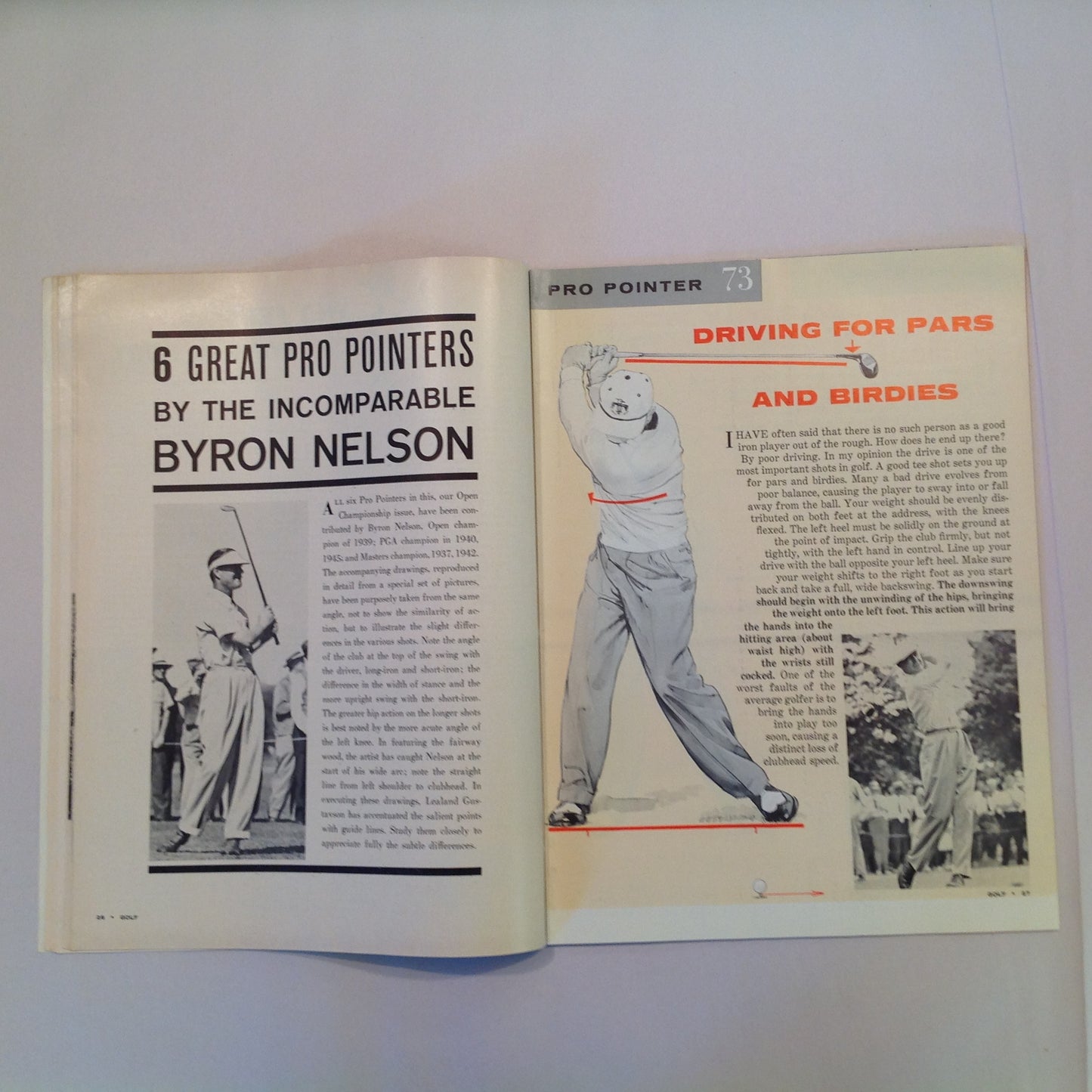 Vintage June 1960 GOLF Magazine Paul Runyan Putting Secrets