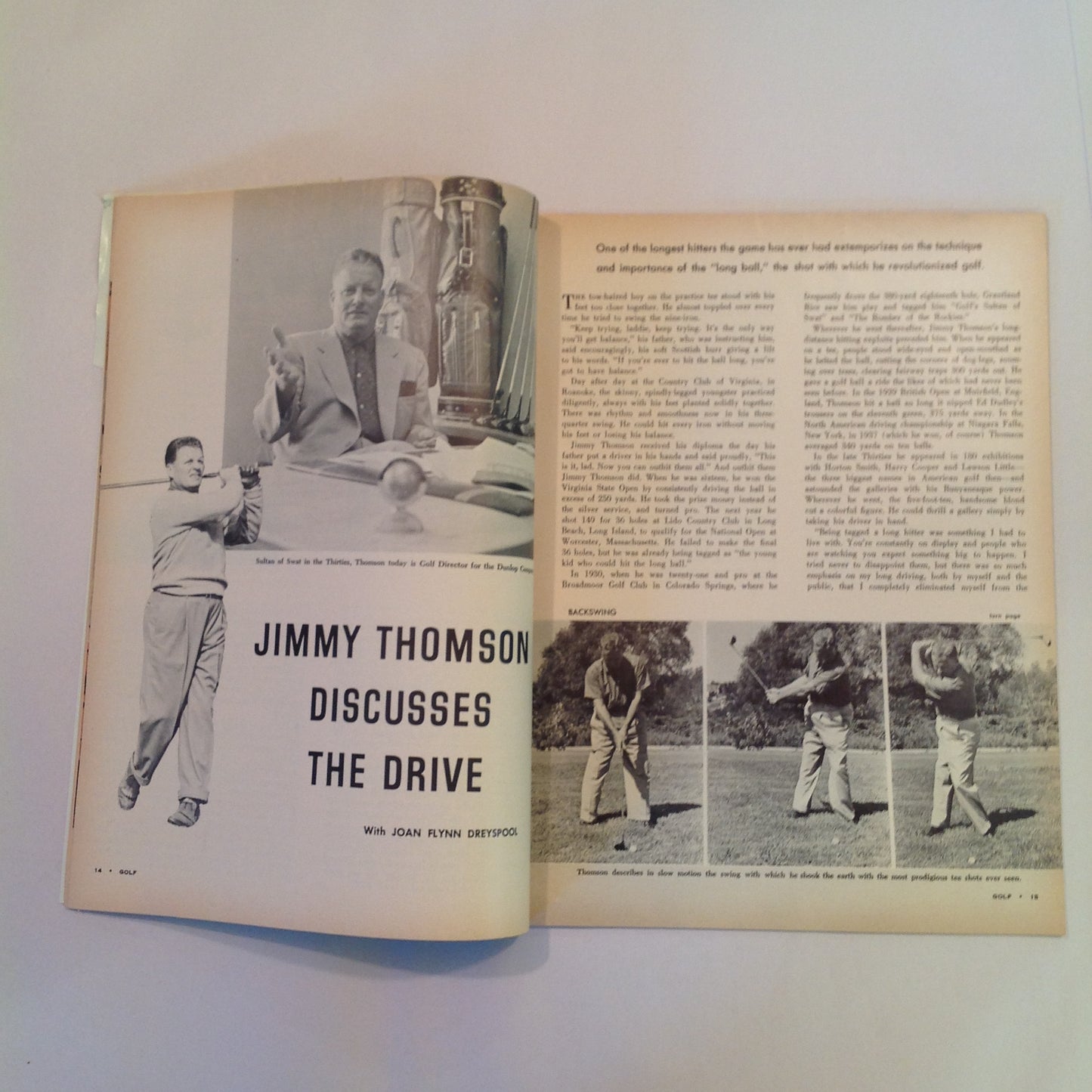 Vintage January 1960 GOLF Magazine Pro Pointers Snead Wall Finsterwald Herbert